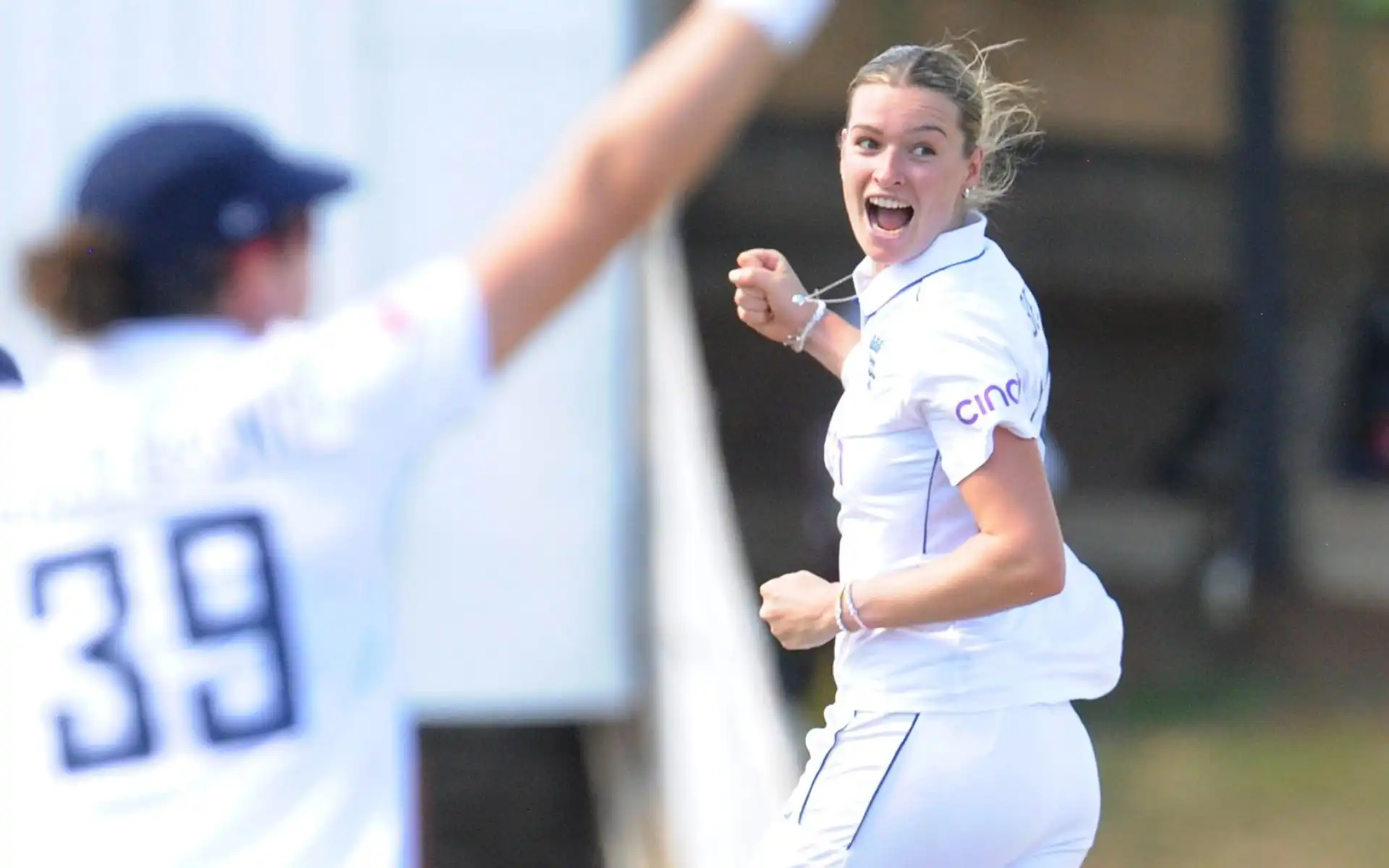Lauren Bell claims dual four-wicket-haul in Test match vs SA-W [Source: @englandcricket/X.com]