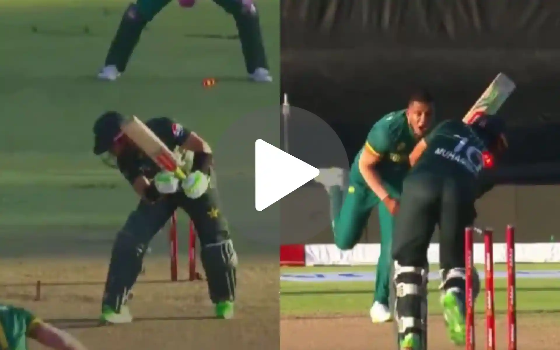 [Watch] Rizwan's Stumps Destroyed As Baartman's Ball Cuts Him Down Like A Knife Through Butter