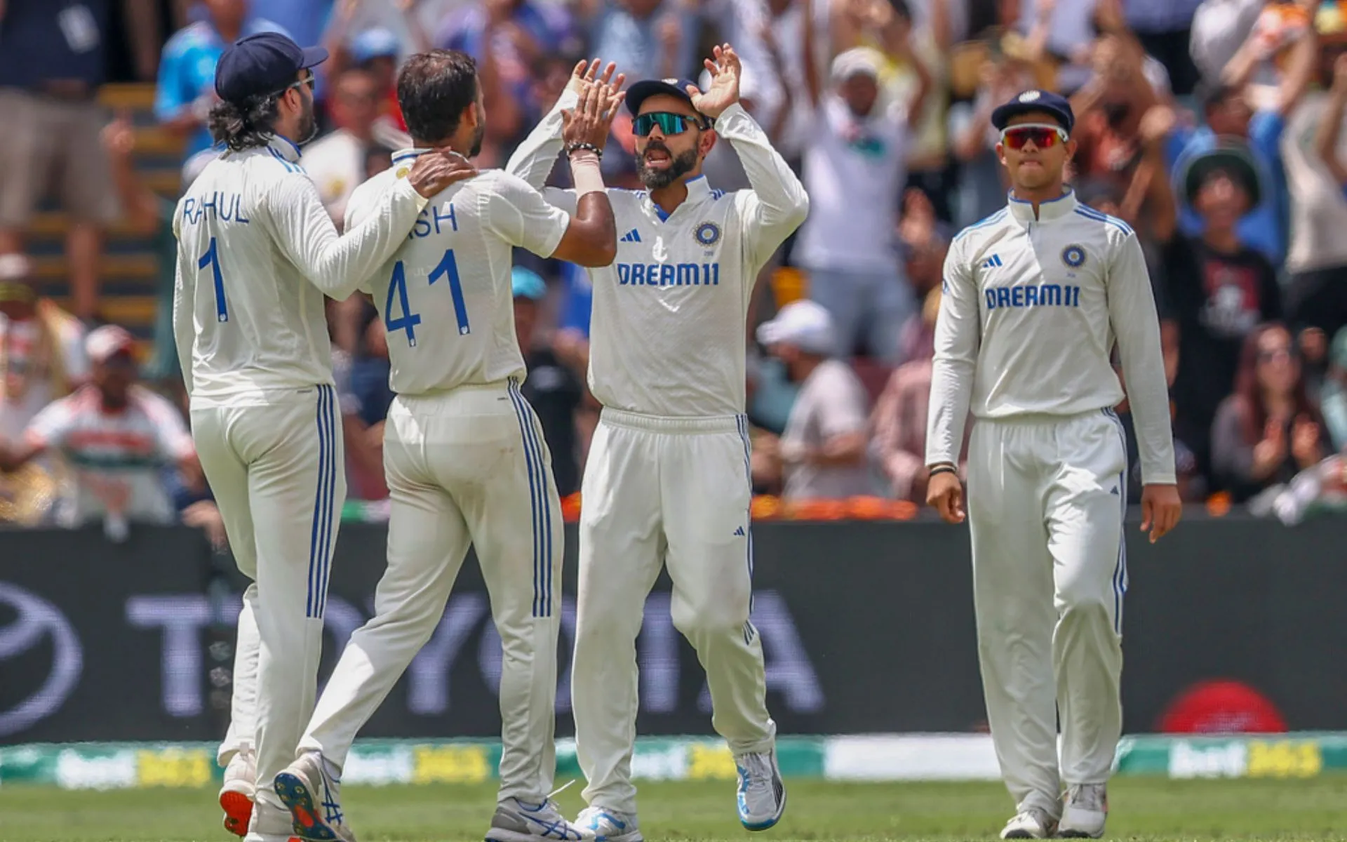 Indian team at Gabba (Source: AP Photos)