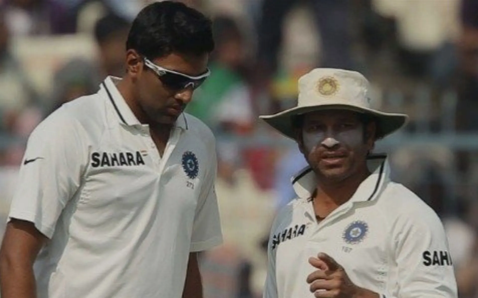 Ashwin and Tendulkar- (Source:@Johns/X.com)