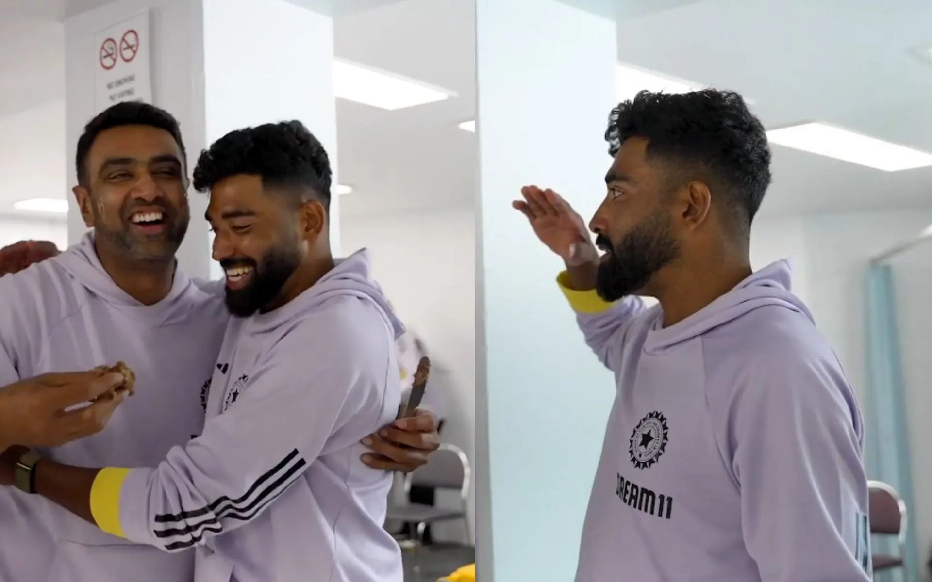 Ashwin and Siraj - (Source:@ScreenGrab)