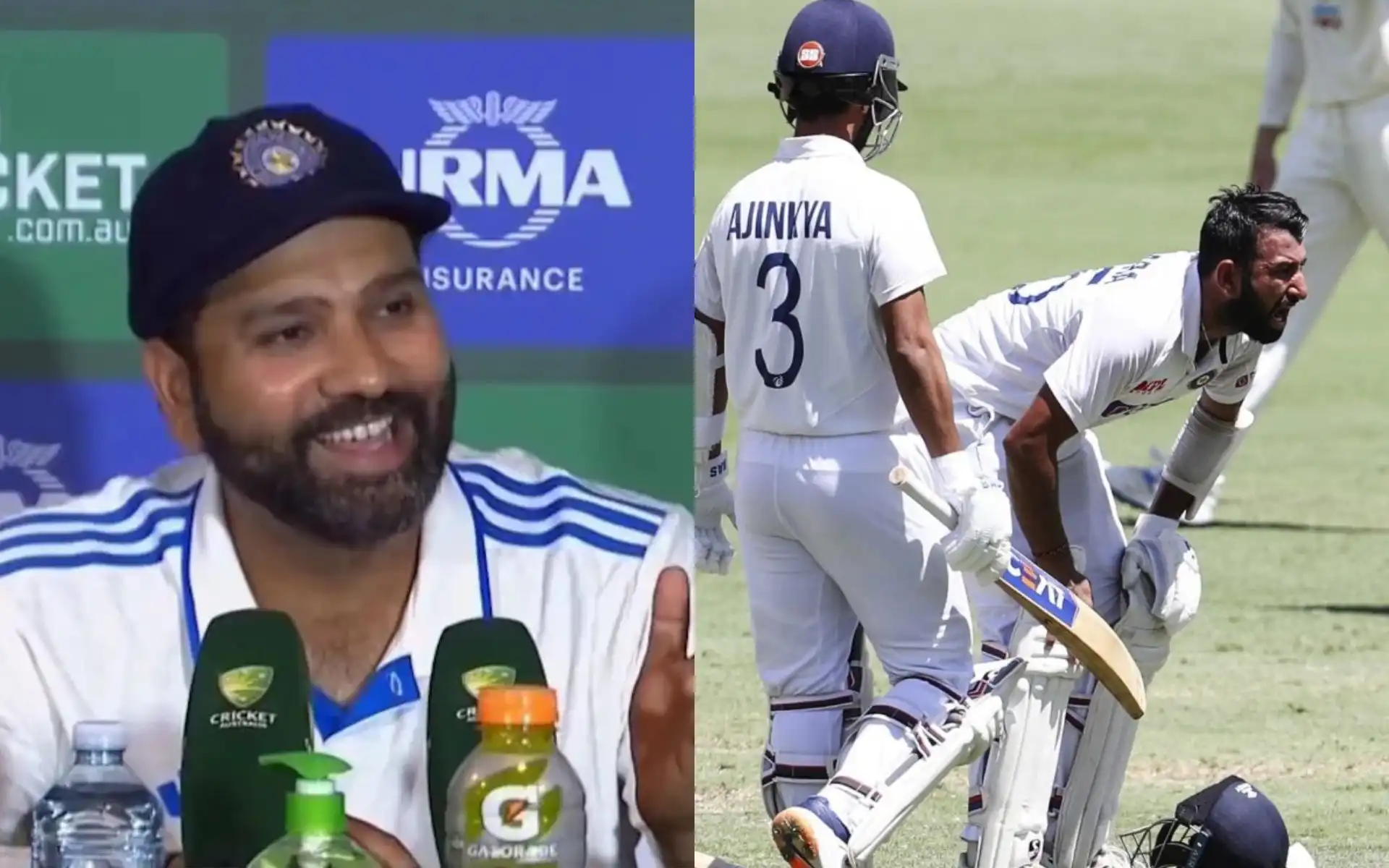 Rohit Sharma's Hilarious Response [Source: @rushiii_12/X.com]