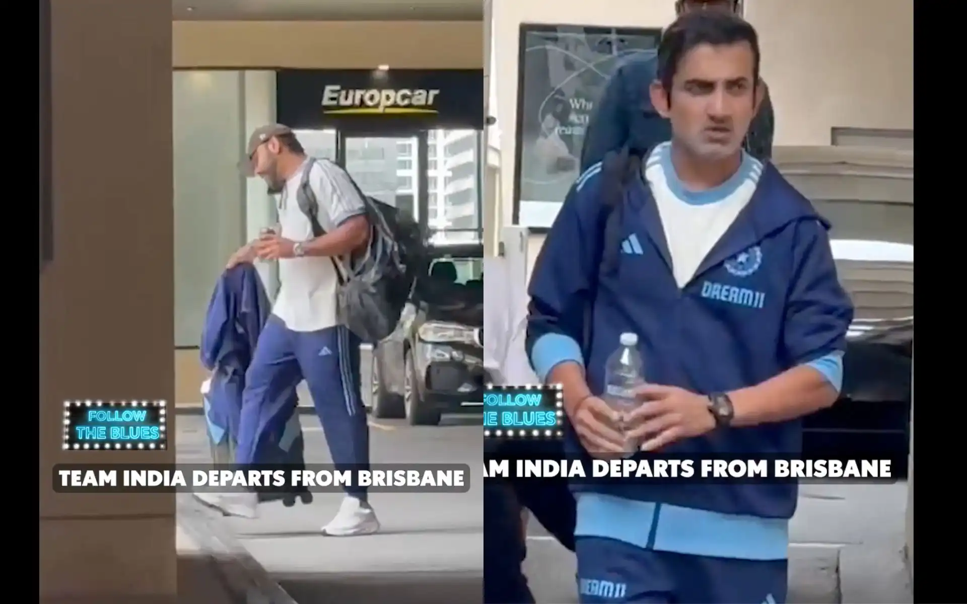 Team India departs for Melbourne (Source:@Screengrab, StarSports)