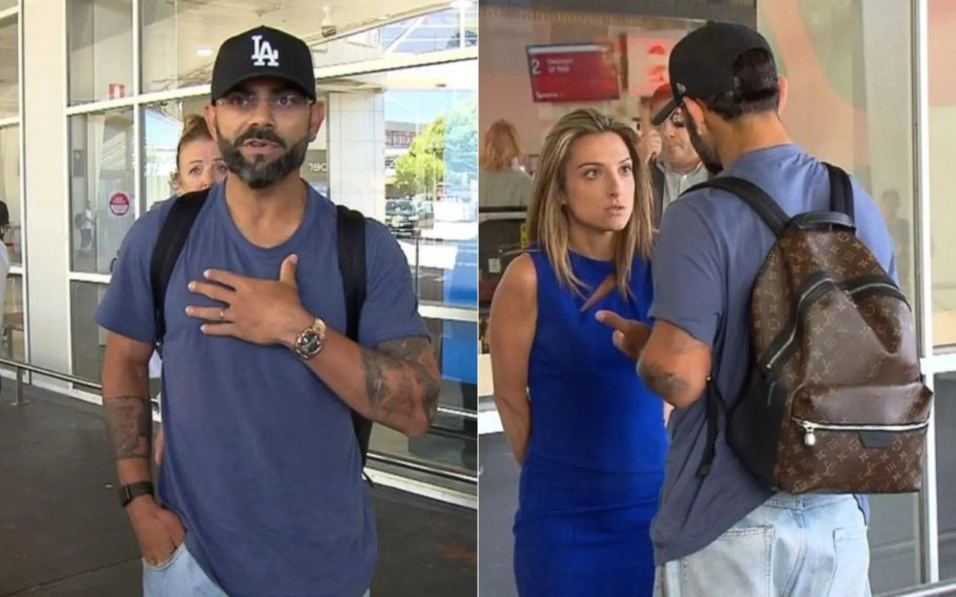Virat Kohli got angry at the Australian media [Source: @KohliSensation/x.com]