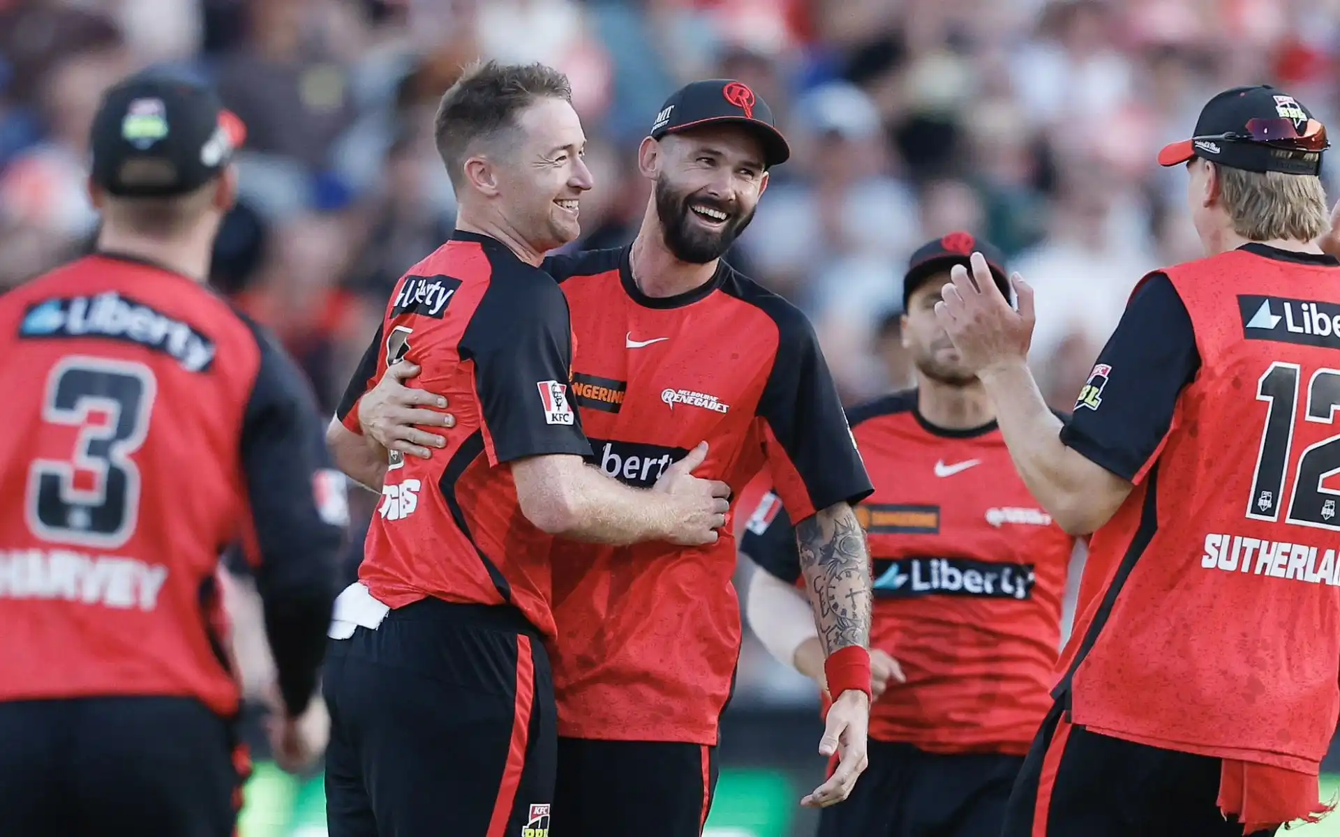 Hobart Hurricanes vs Renegades (Source:@BBL,x,com)