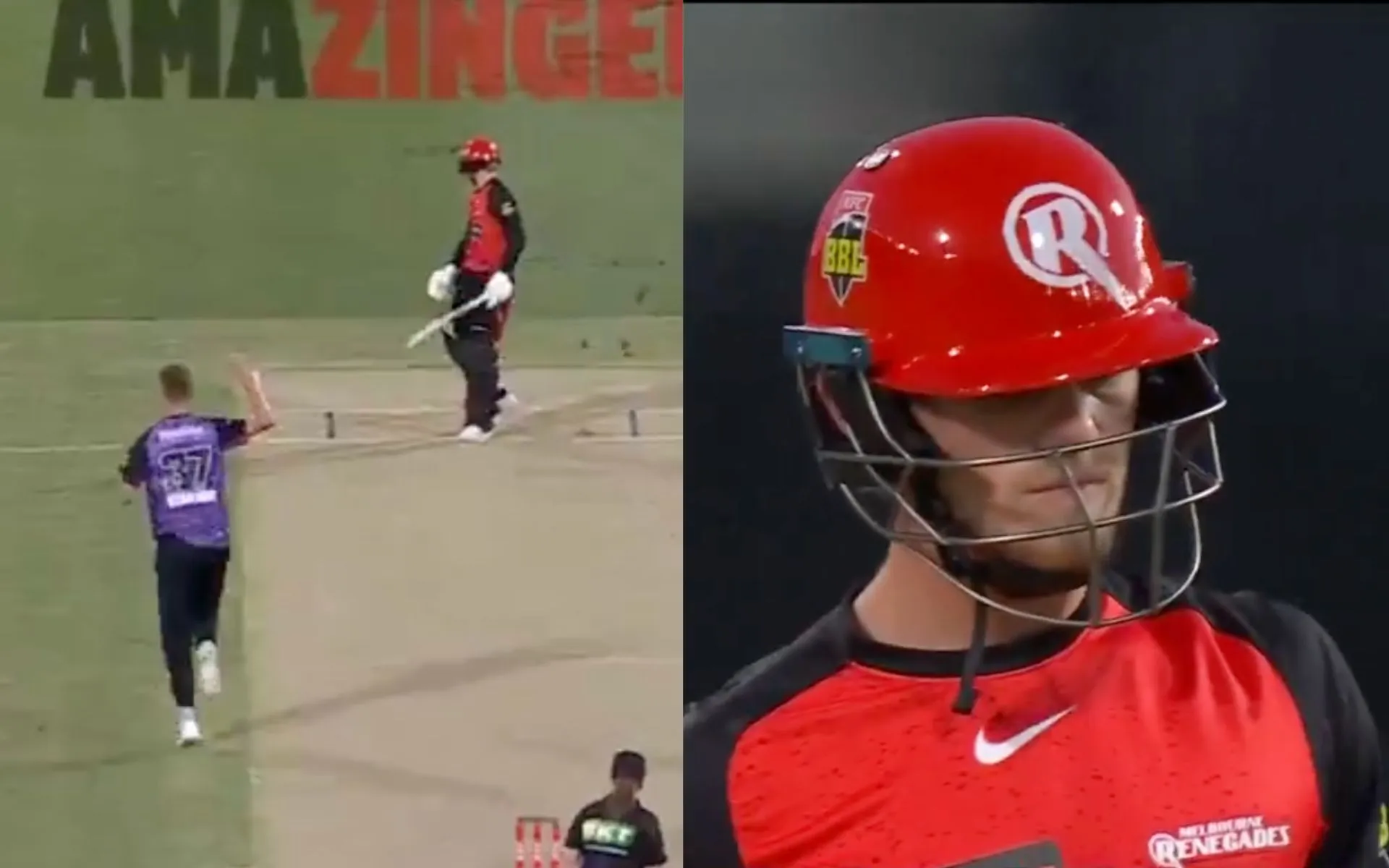 McGurk dismissed cheaply [Source: @BBL/X.Com]
