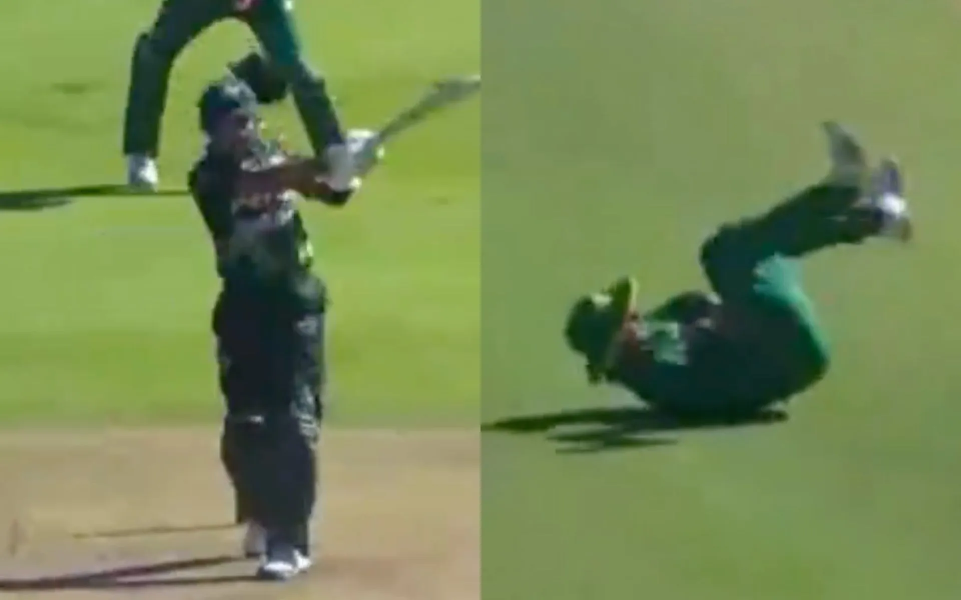 Babar Azam dismissed [Source: '@gavaskar_theman/X.Com]