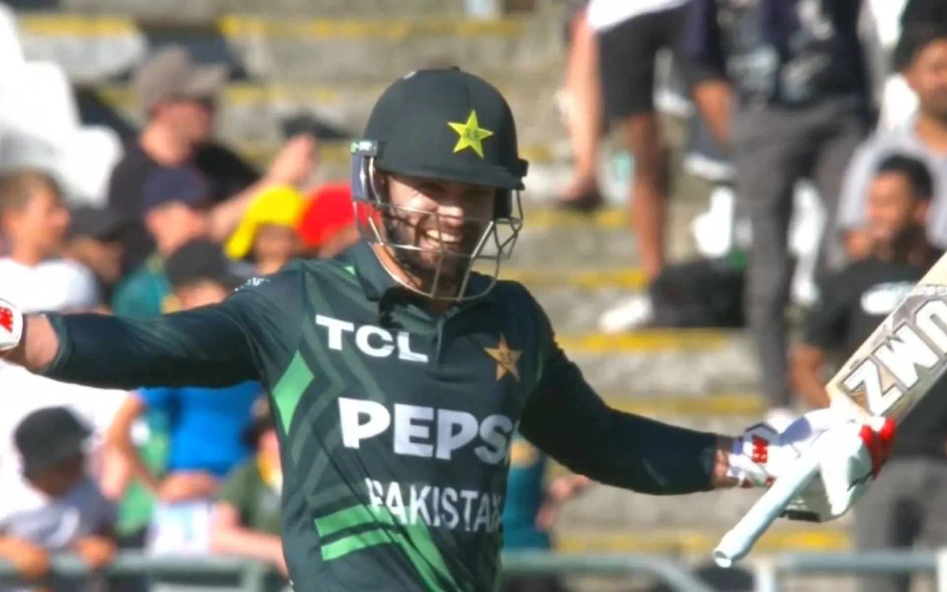 Ghulam scored a brilliant fifty [Source: @SeedaBalla93/X.Com]
