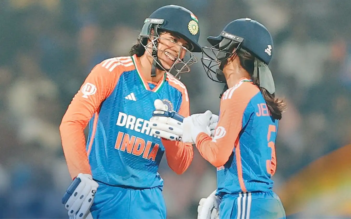 India Women wins 3rd T20I vs West Indies Women to win the series [Source: @BCCIWomen/X.com]
