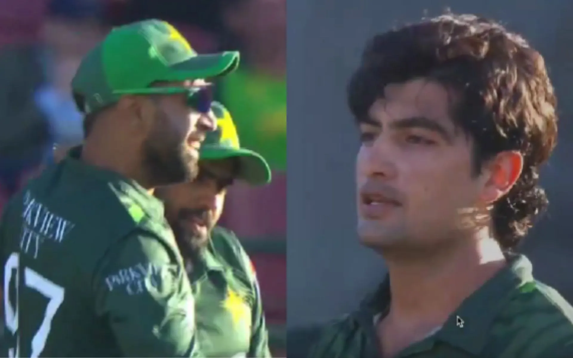 Haris Rauf-Naseem Shah combined to dismiss Temba Bavuma [Source: @gavaskar_theman/x.com]