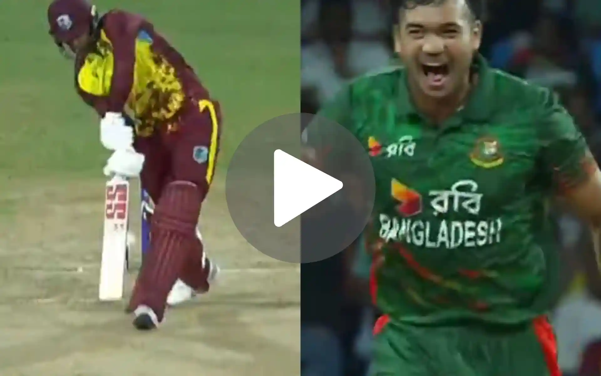 [Watch] Taskin Ahmed Smiles Like A Devil As His Dream Ball Traps King Plumb In Front