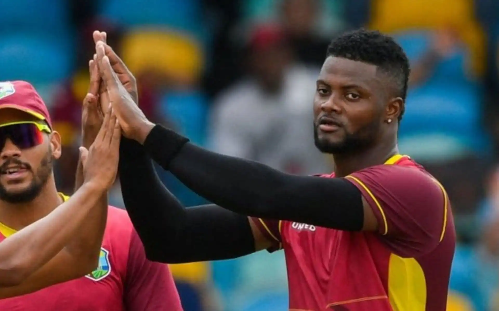 Romario Shepherd could be RCB's MVP in IPL 2025 [Source: @CricCrazyJohns/X]