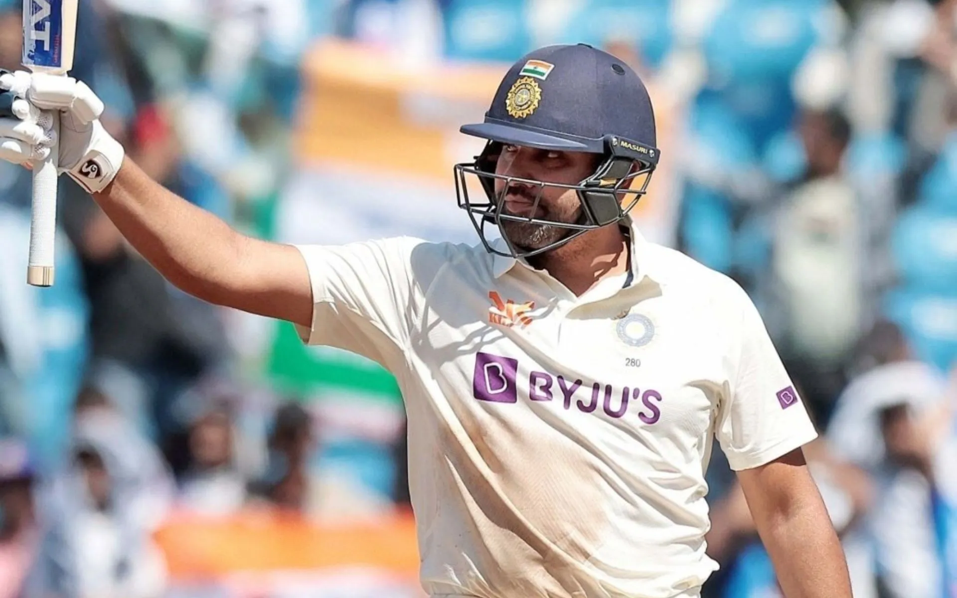 Rohit Sharma in Test (Source: @SPORTYVISHAL/x.com)