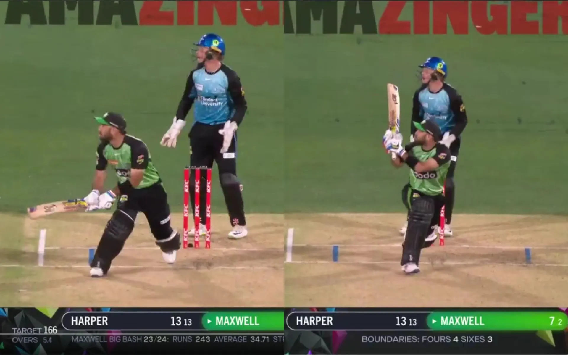 Maxwell's Explosive Hits (Source: @BBL/x.com)