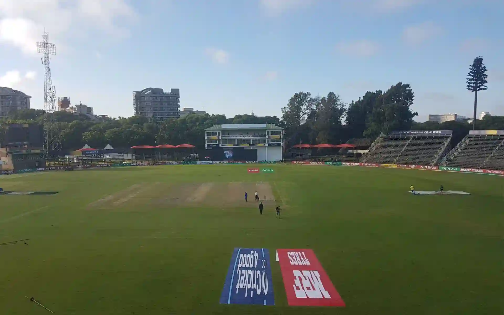 Harare Sports Club Pitch Report [Source: @cricketworldcup/x.com]