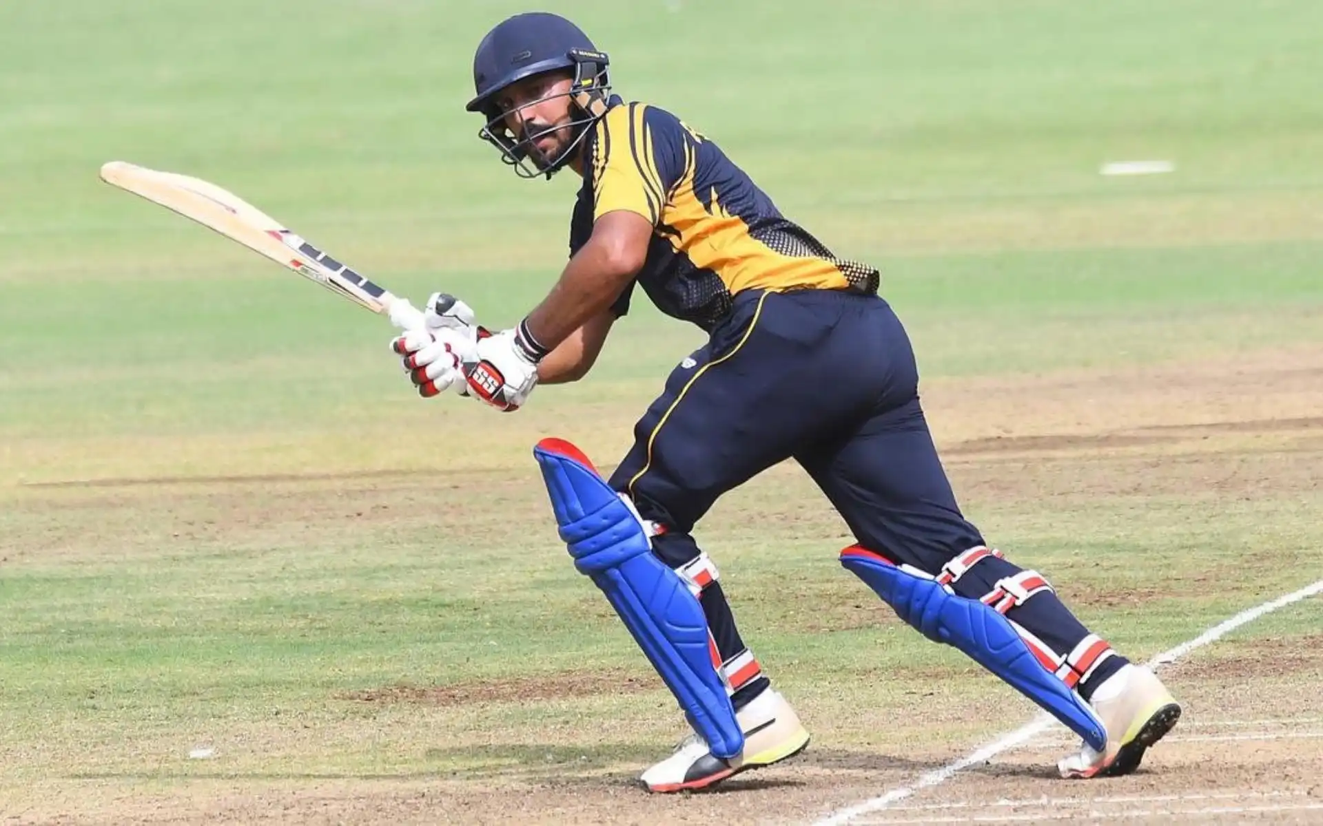 Anmolpreet Singh in action Vs Arunachal Pradesh [Source: @TheStatsKid1523/X.Com]
