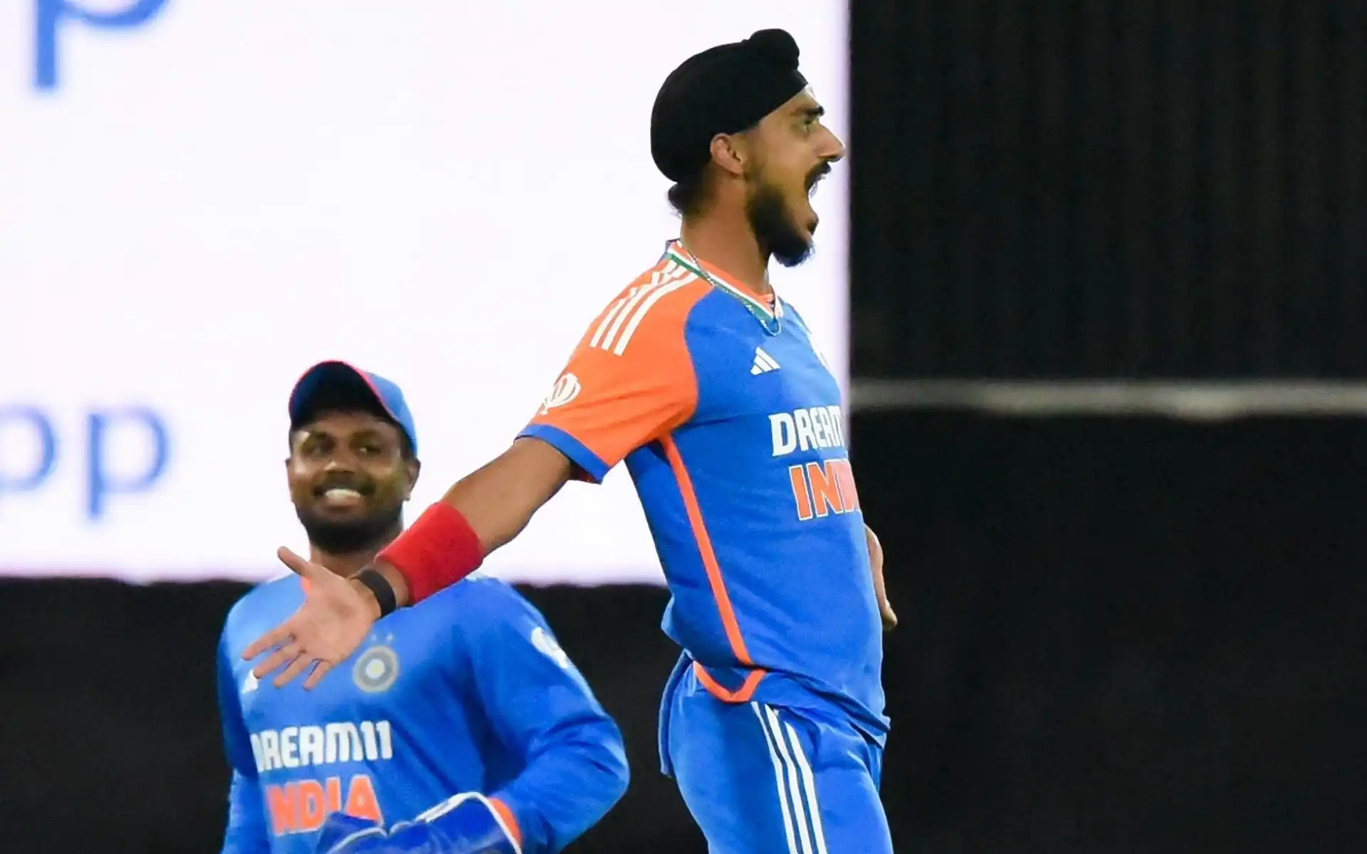 Arshdeep Singh in action (Source: @muffadal_vohra/X.com)