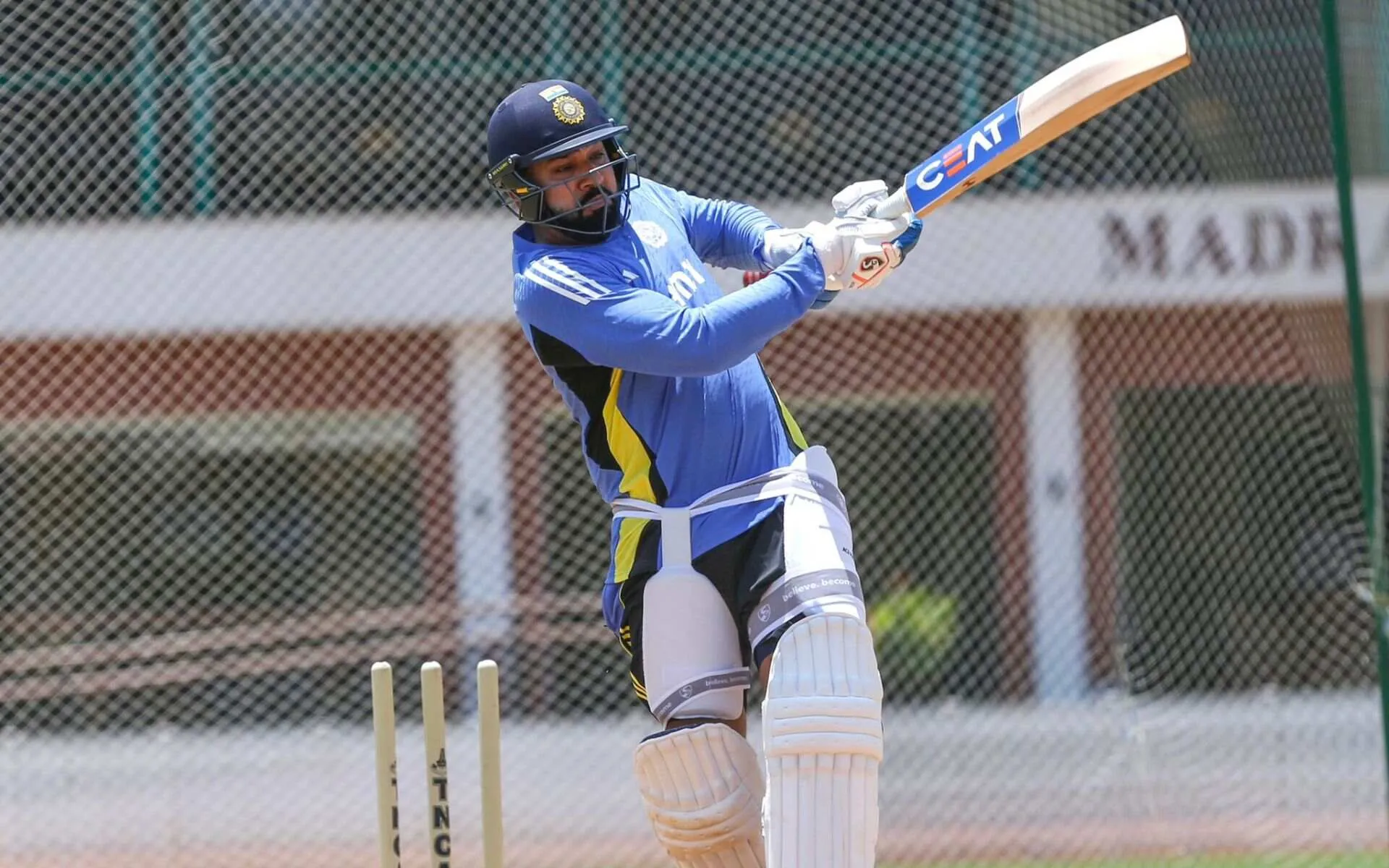 Rohit Sharma in Practice (Source: @ImRo45/x.com)