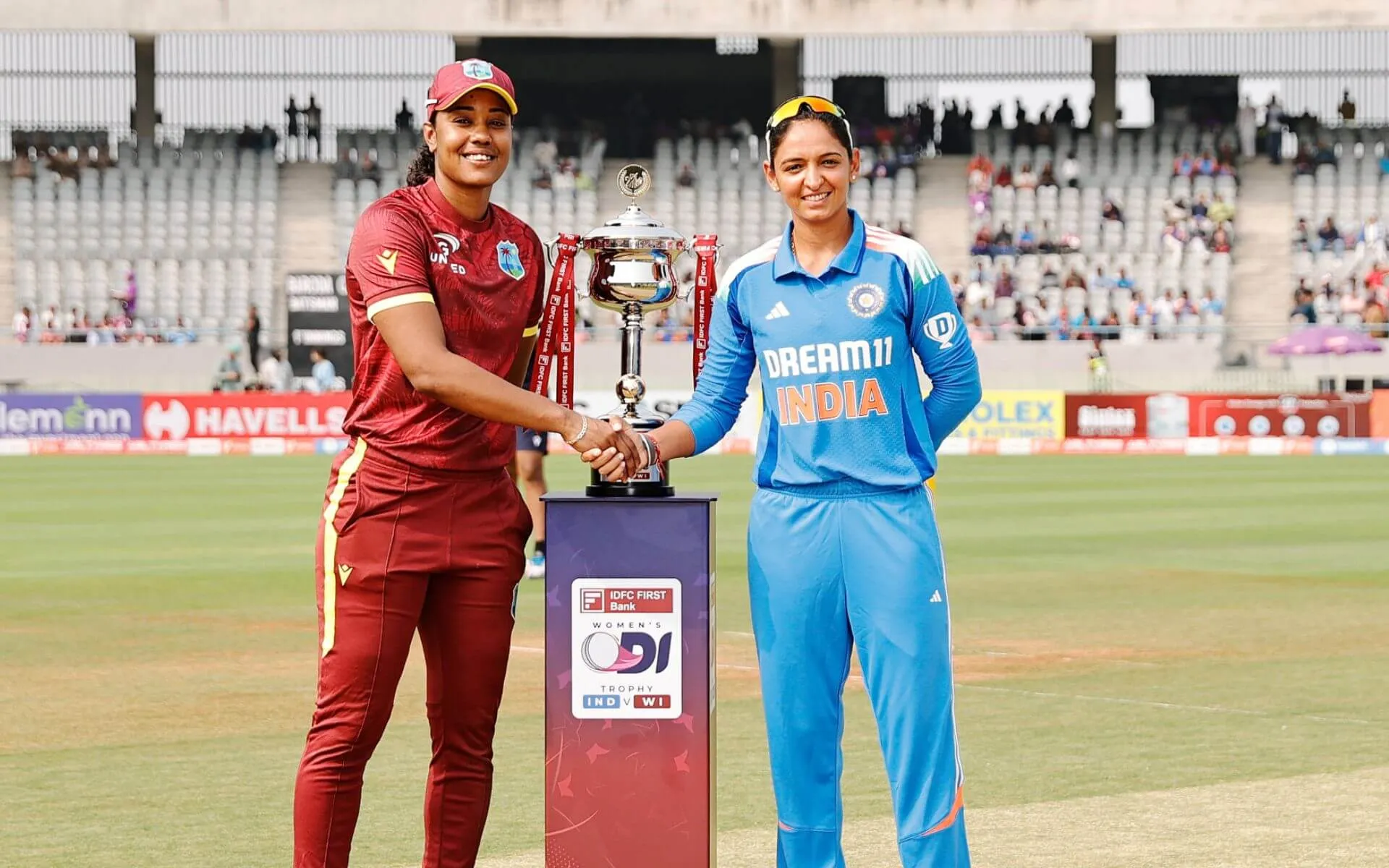 India women will play 3 T20is against Women in Maroon [Source: @BCCIWomen]