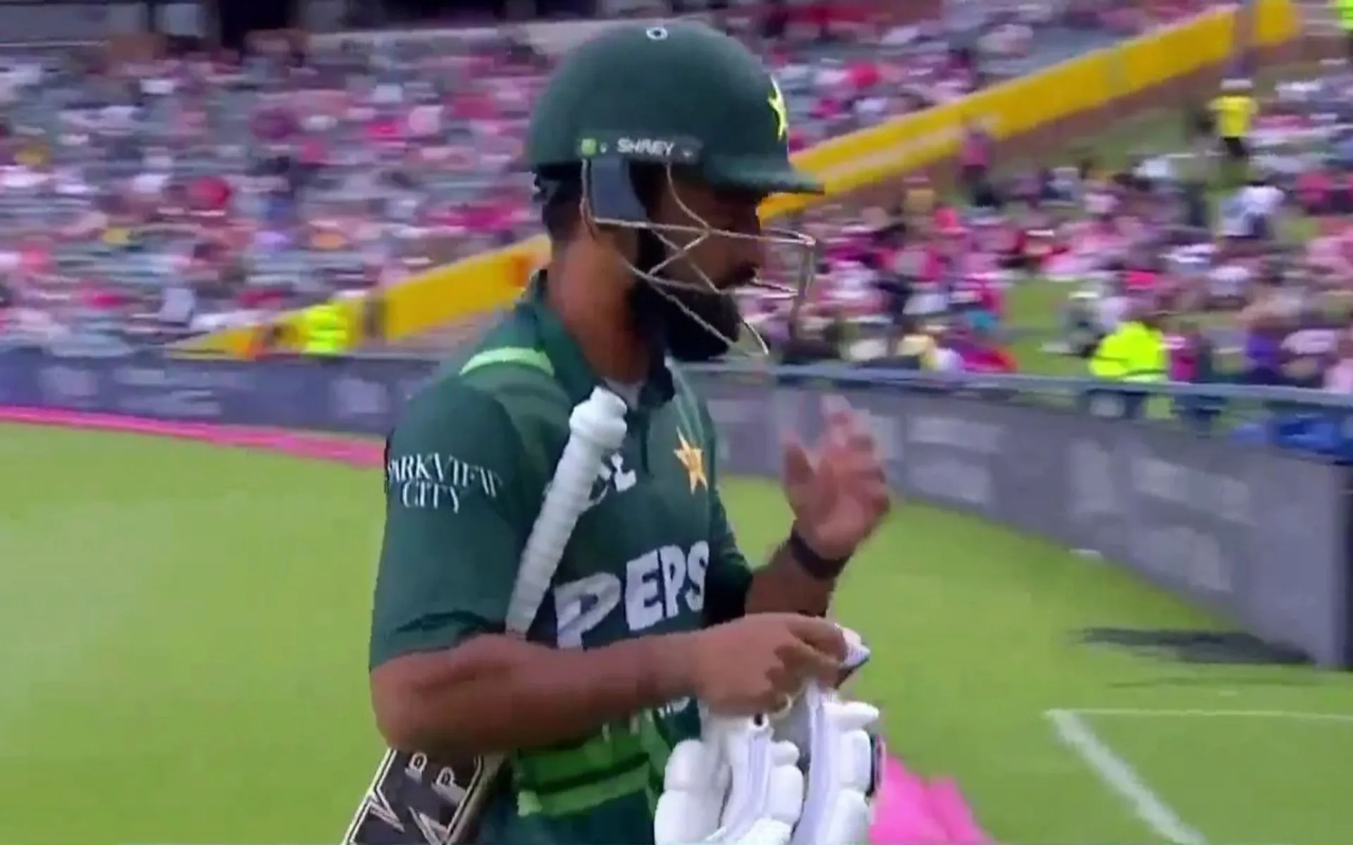 Abdullah Shafique finished his ODI series vs South Africa with three ducks [Source: @CricCrazyJohns/x]