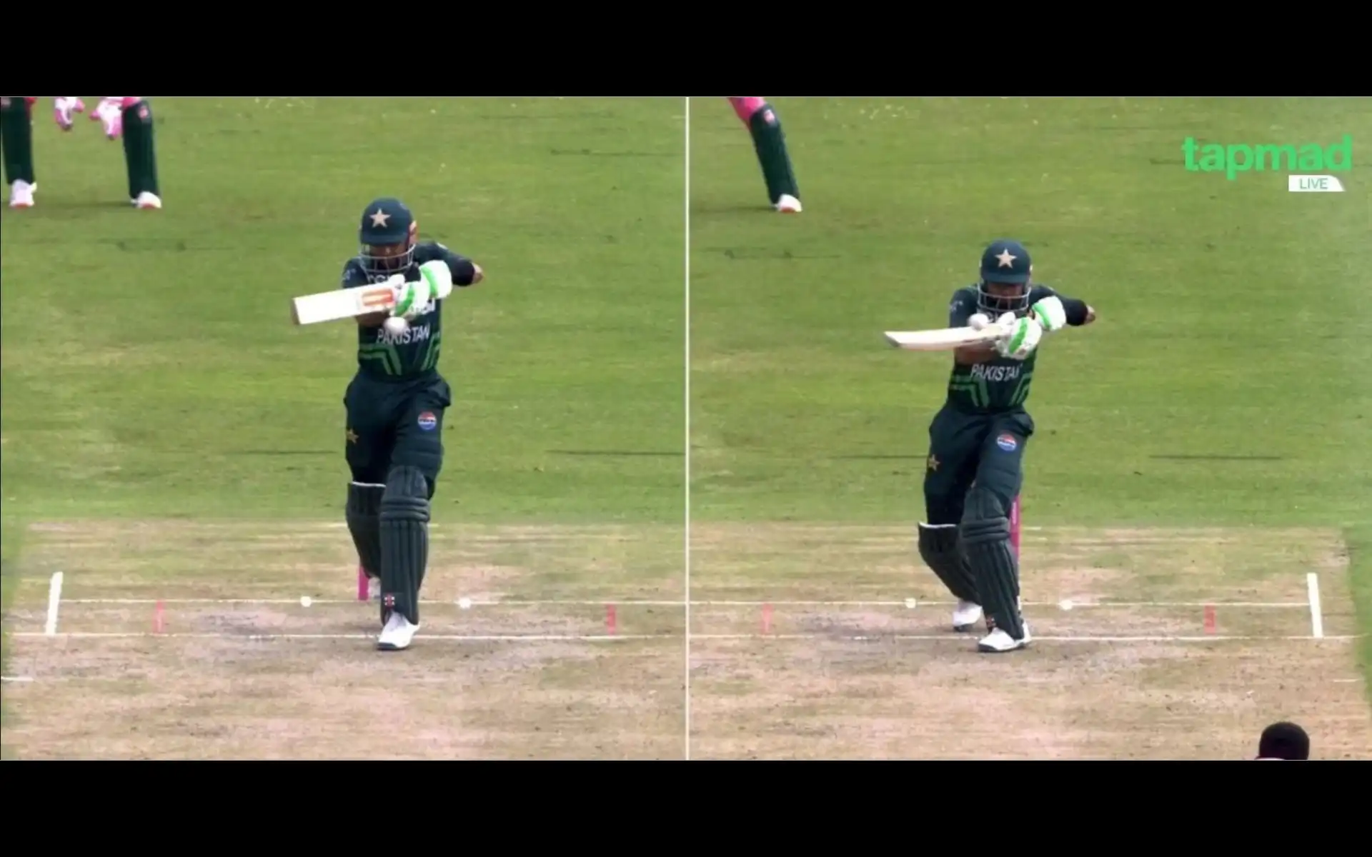 Babar Azam walking back to the pavilion [Source: @grassrootscric/x]