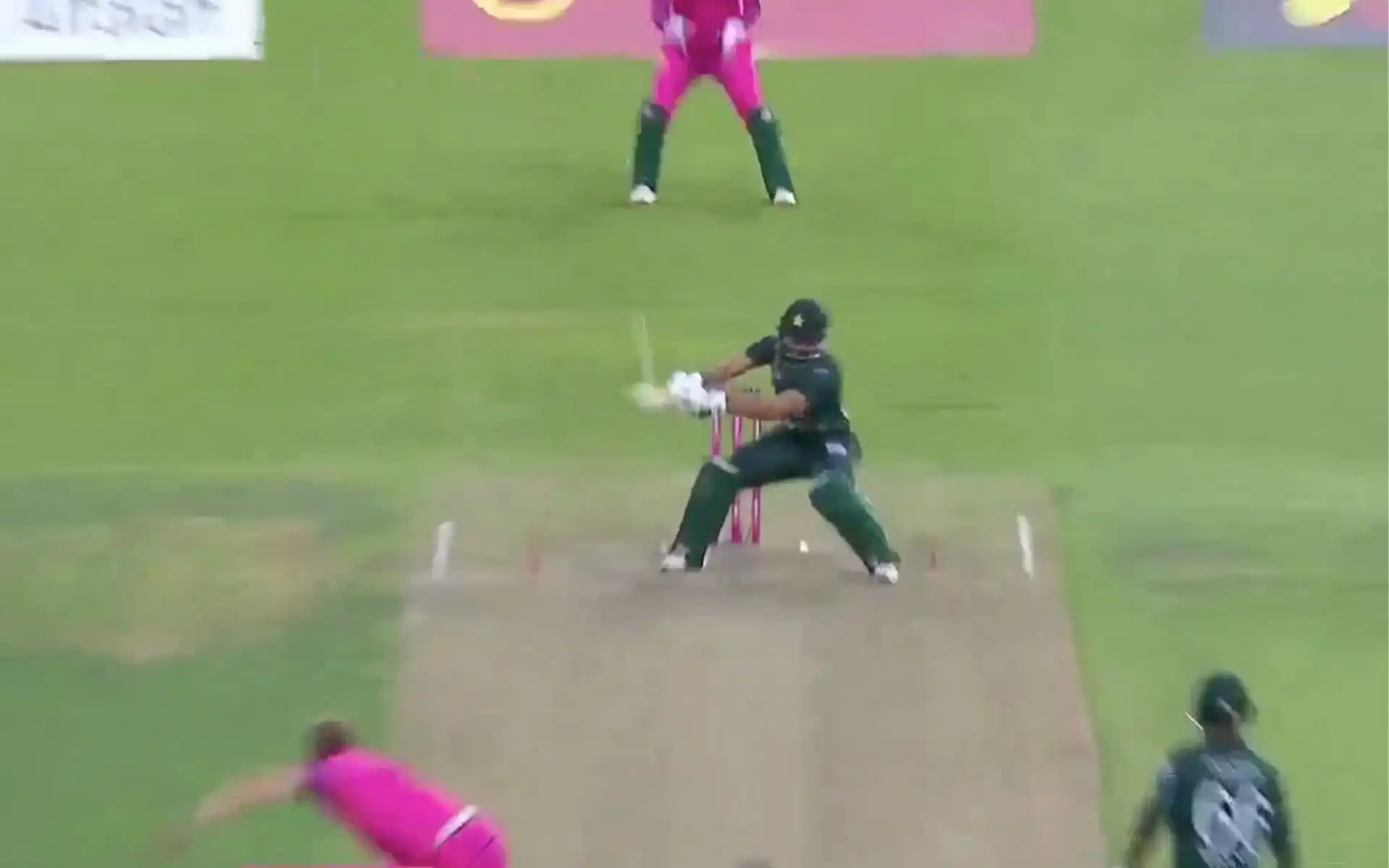 Salman Agha Reverse Scoops Corbin Bosch (Source: @grassrootscric/X)