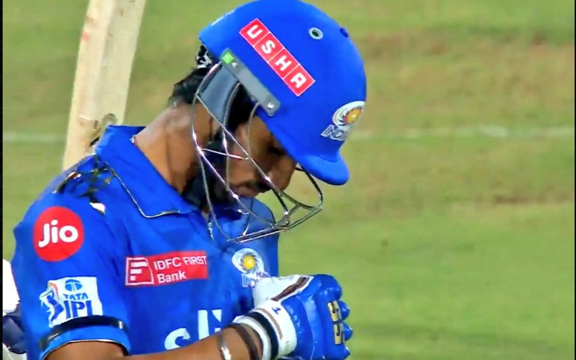 Tilak Varma dismissed for duck [Source: @LoyalSachinFan/X.Com]
