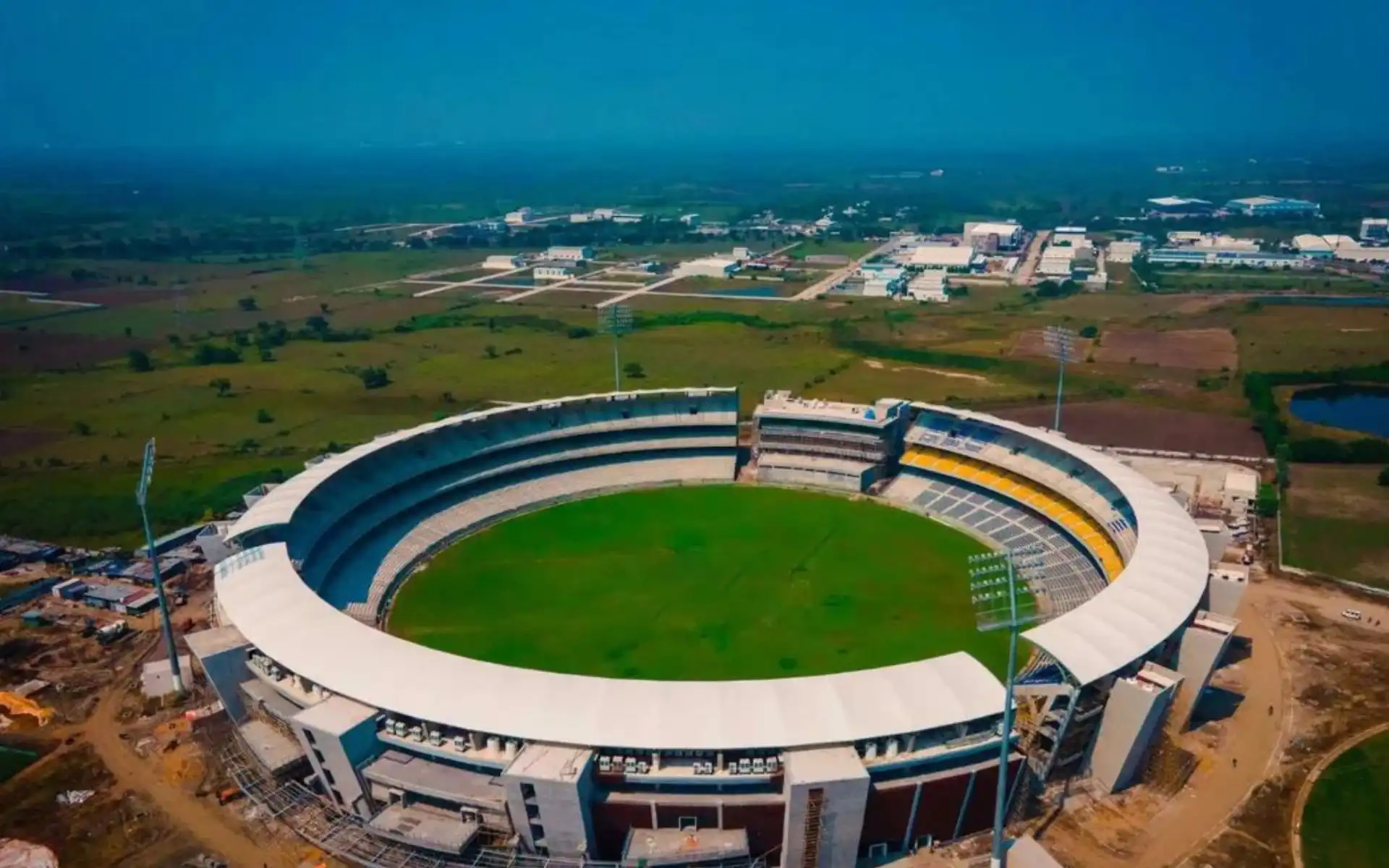 Reliance Stadium Vadodara [Source: @IndexofGujarat/X.com]