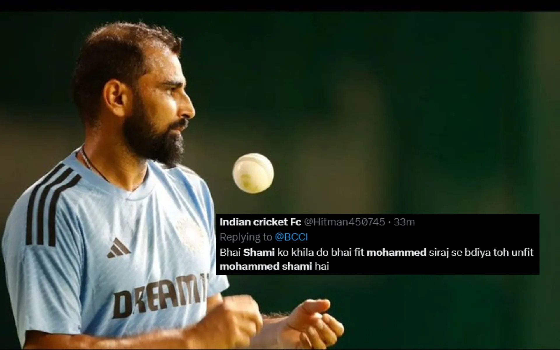 Mohammed Shami has been ruled out of BGT [Source: @Raviyad82221038, @Hitman450745/x.com]