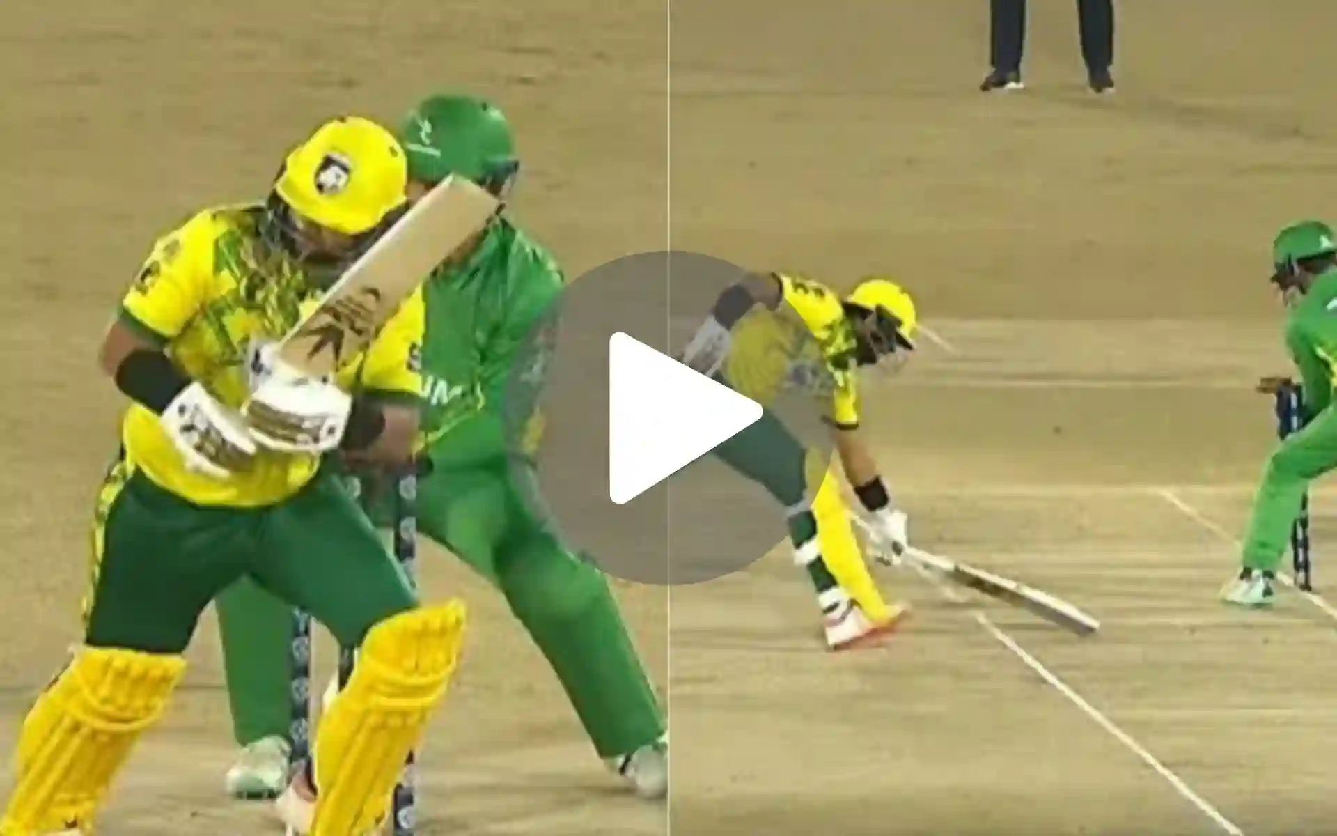 [Watch] Imam-Ul-Haq's Lazy Running Lets Down Lions In Champions T20 Cup 2024 Qualifier