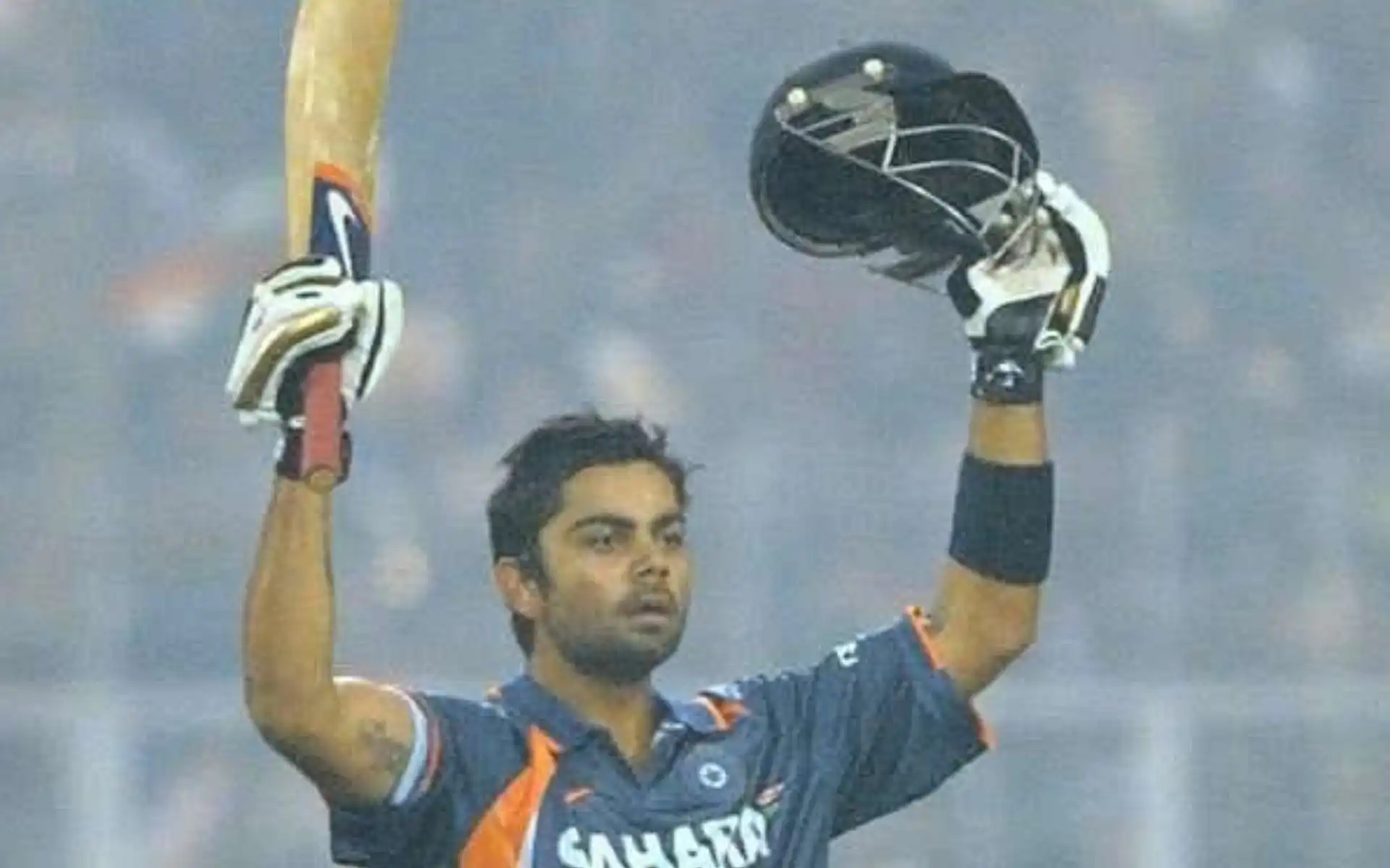 Virat Kohli scored his maiden ODI century [Source: @yaarbholi/X.com]