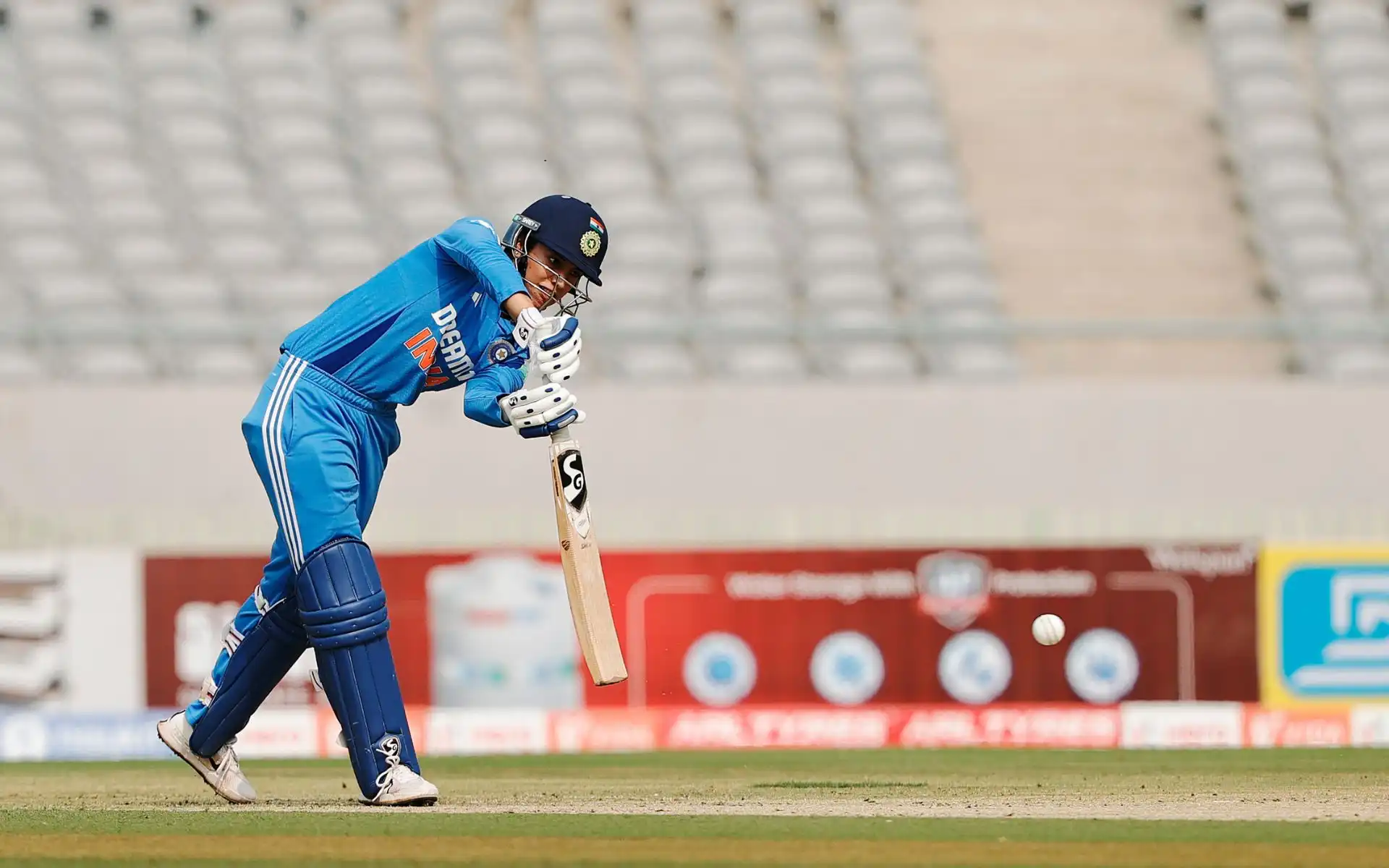 Mandhana scored her 6th consecutive fifty-plus scores [Source: @BCCIWomen/X.Com]
