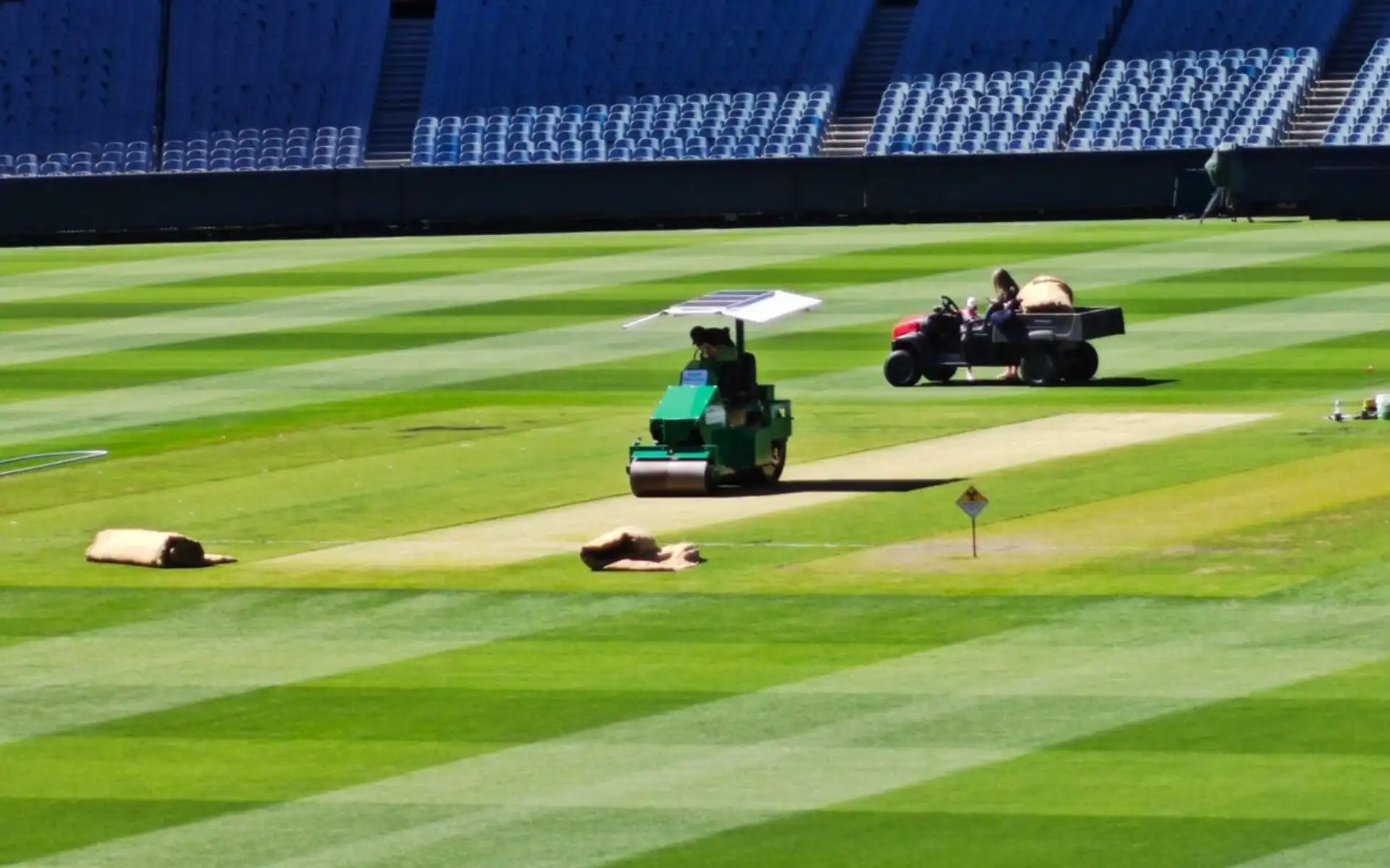 MCG Pitch a day before IND vs AUS 4th Test [Source: @RevSportzGlobal/X]