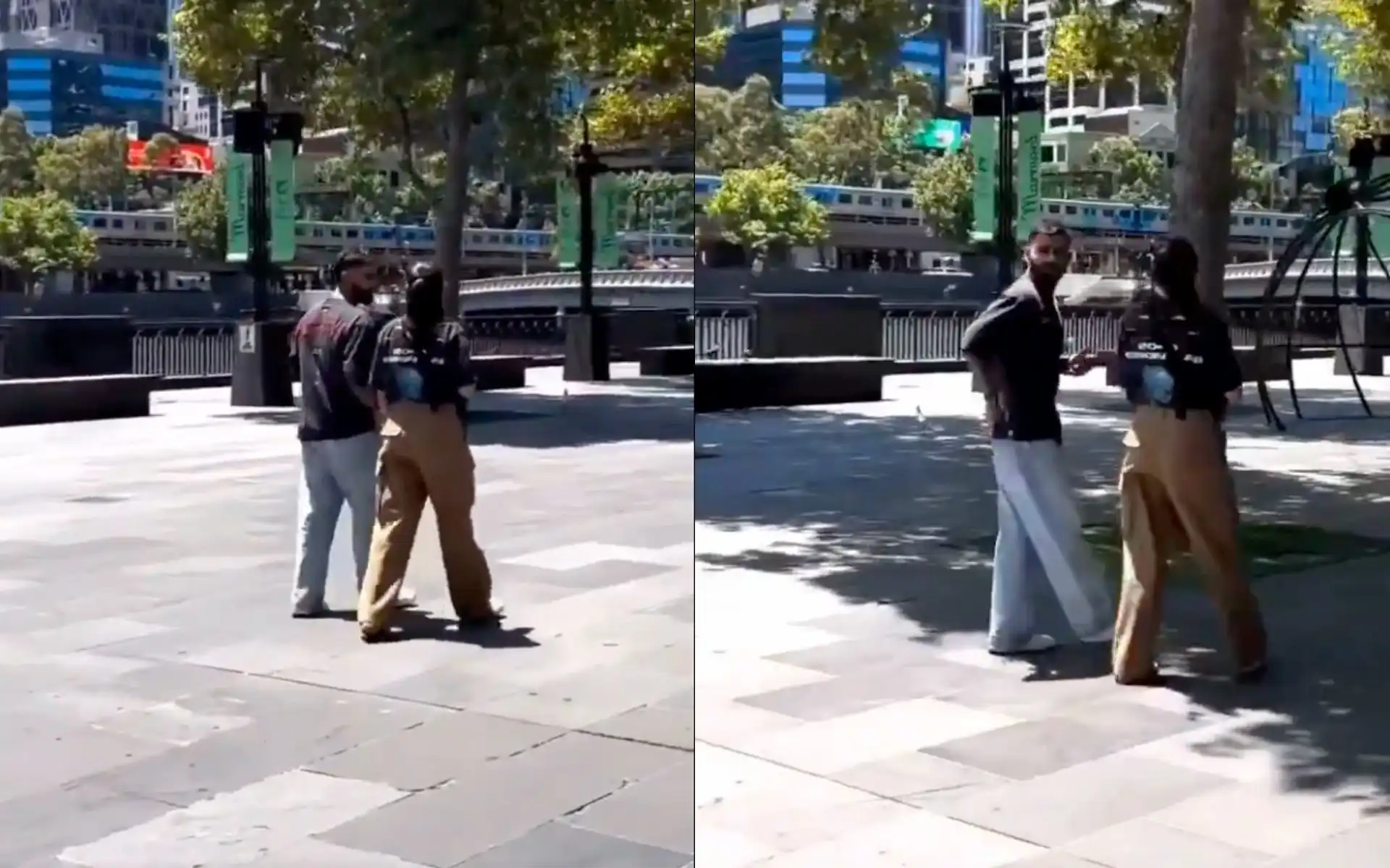 Virat Kohli spotted wife Anushka in Melbourne [Source: @ImTanujSingh/X.com]