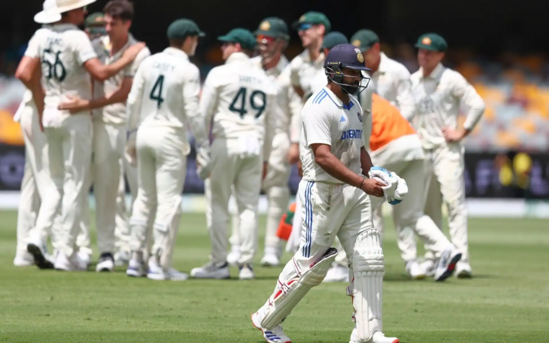 Rohit Sharma in the third Test (Source:@AP)