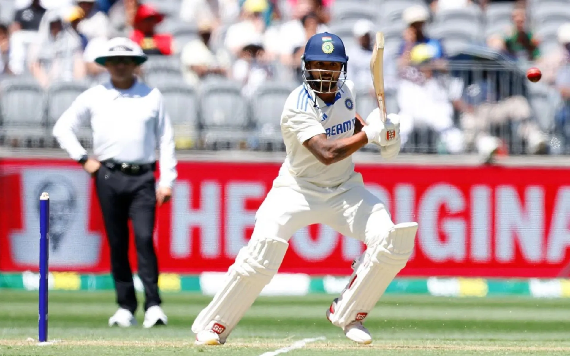 Nitish Kumar in action vs Australia [Source: @ABsay_ek/x]
