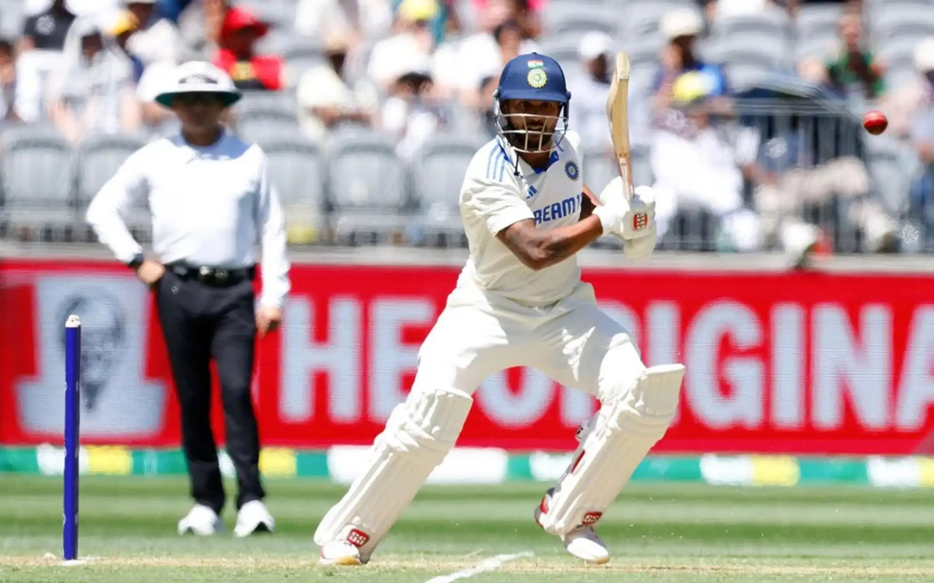 Nitish Kumar in action vs Australia [Source: @ABsay_ek/x]