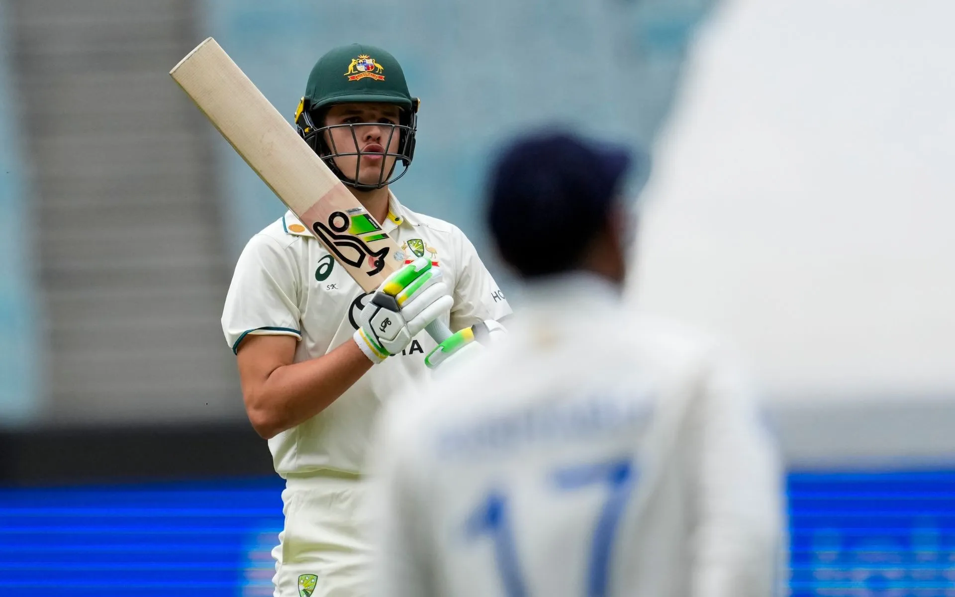 Sam Konstas facing Jasprit Bumrah (Source: AP Photos)