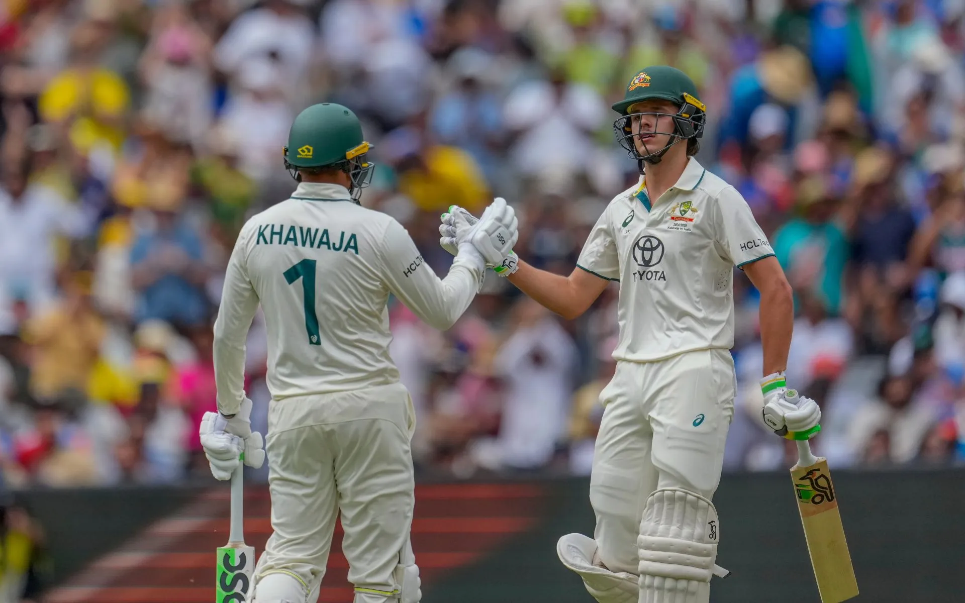 Khawaja and Konstas dominated Boxing Day Test Session 1 (Source: AP Photos)