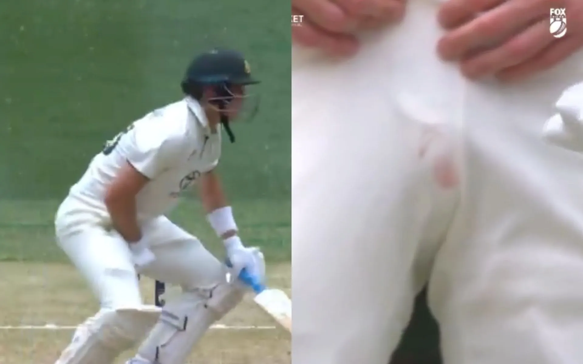Marnus Labuschagne hurt by Siraj's corkers (Source: cricket.com.au/X)