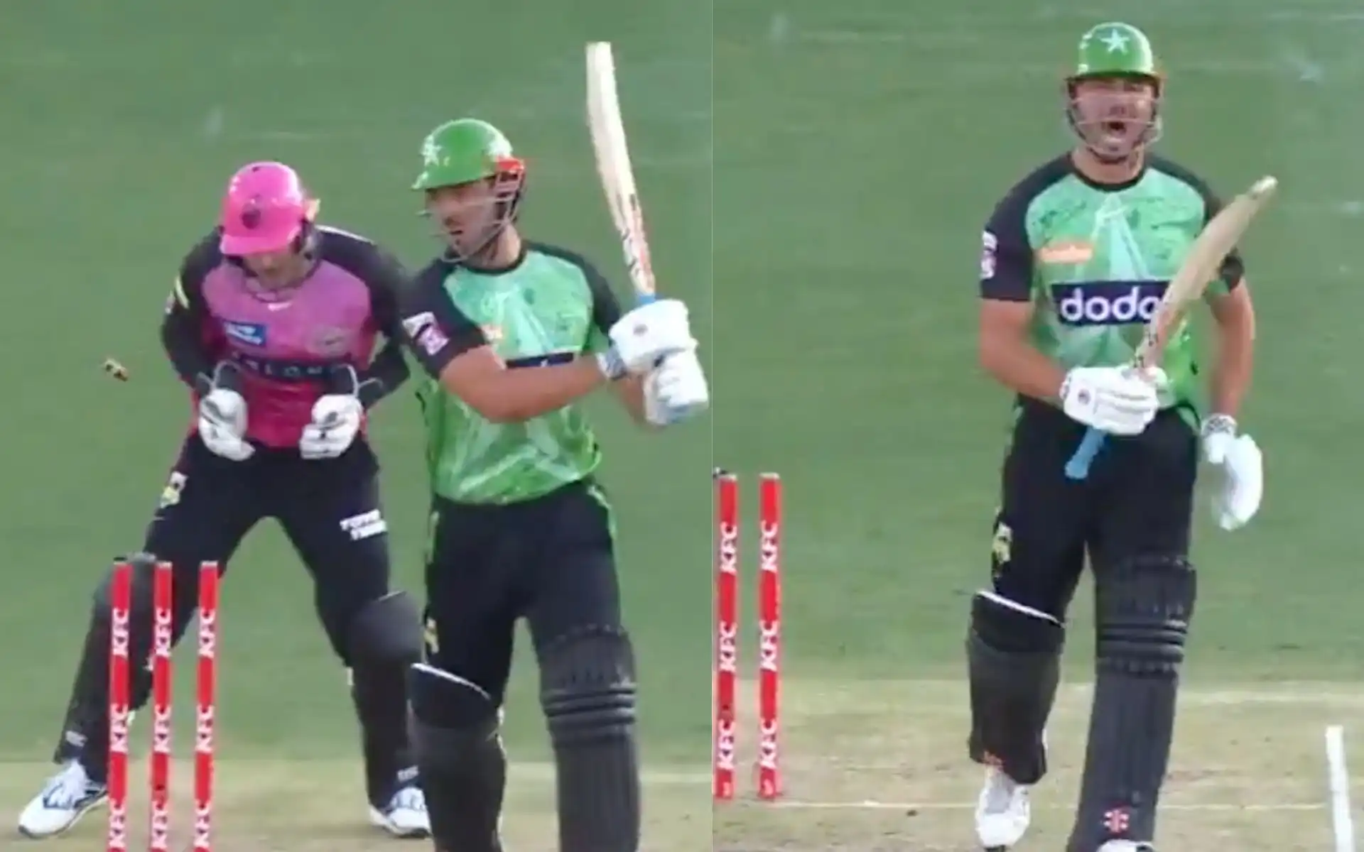  Marcus Stoinis Abuses Himself [Source: @BBL/X.com]