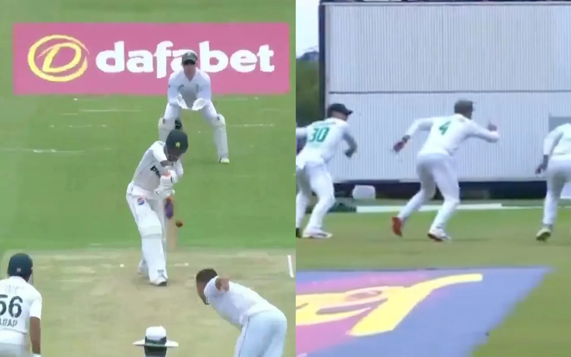 Saim AyubWicket- (Source:@ScreenGrab)