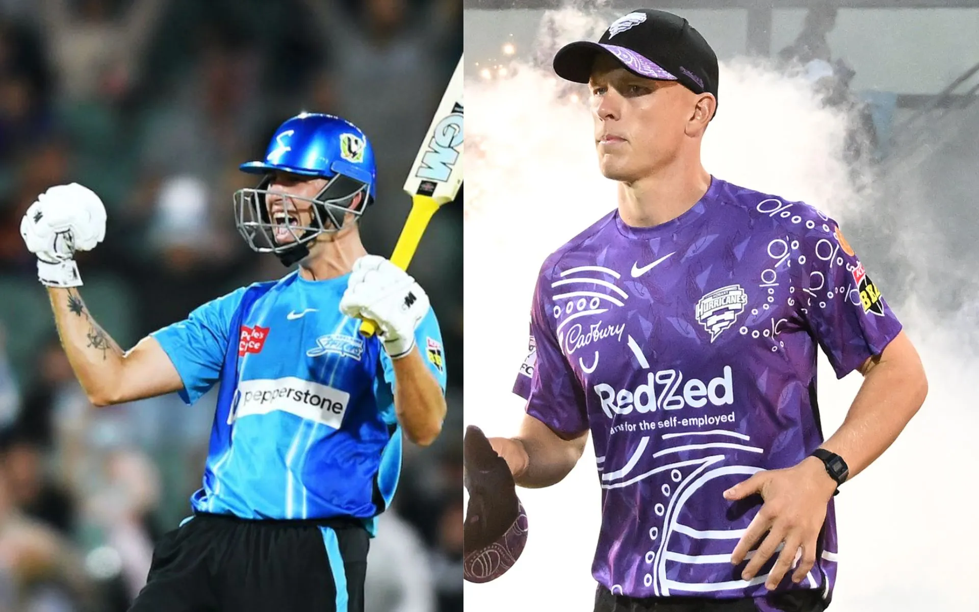 Short and Ellis, the two skippers [Source: @HurricanesBBL/X.Com]
