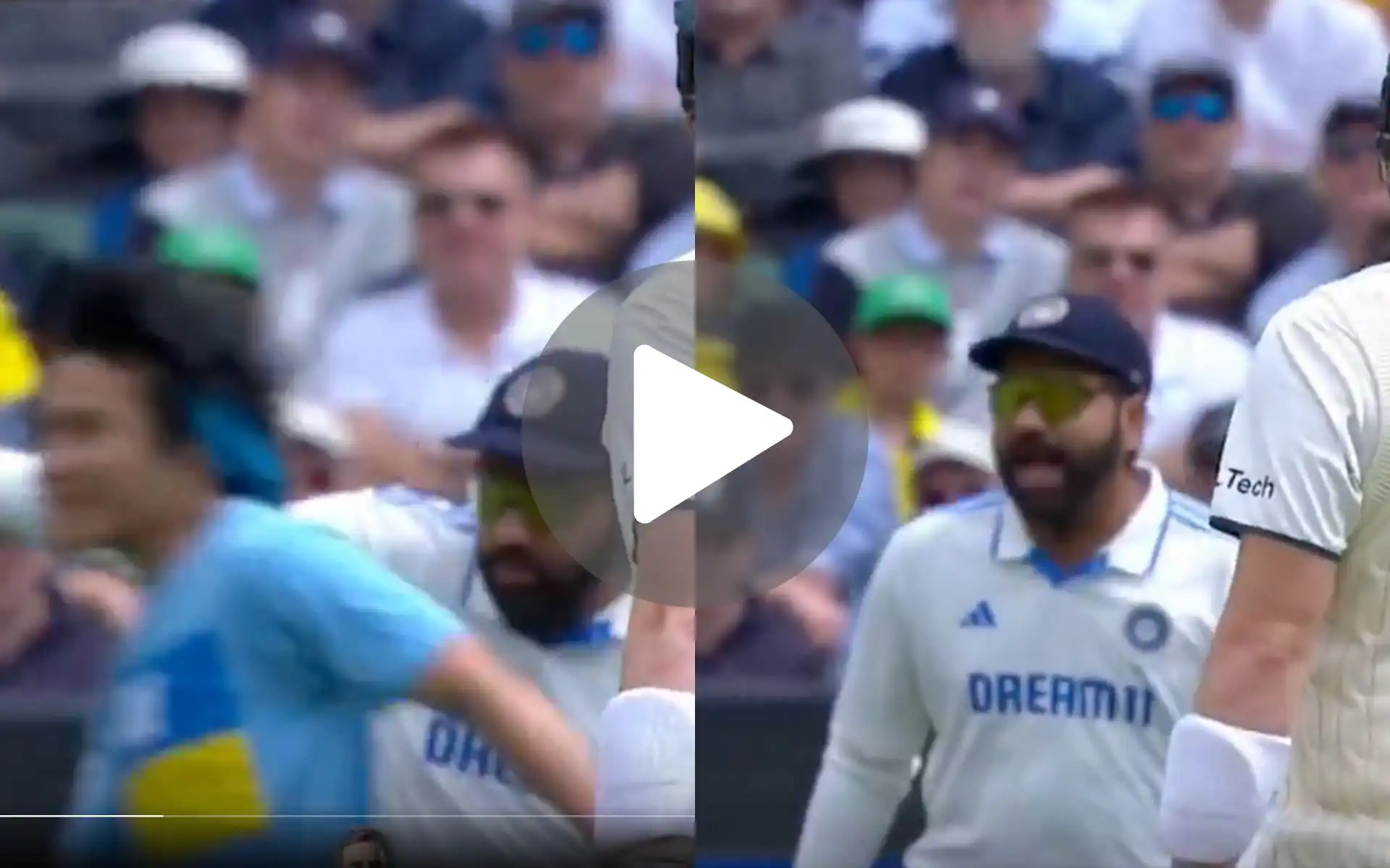 [Watch] Rohit Sharma Turns Angry Hulk As Pitch Invader Collides With Him In MCG Test