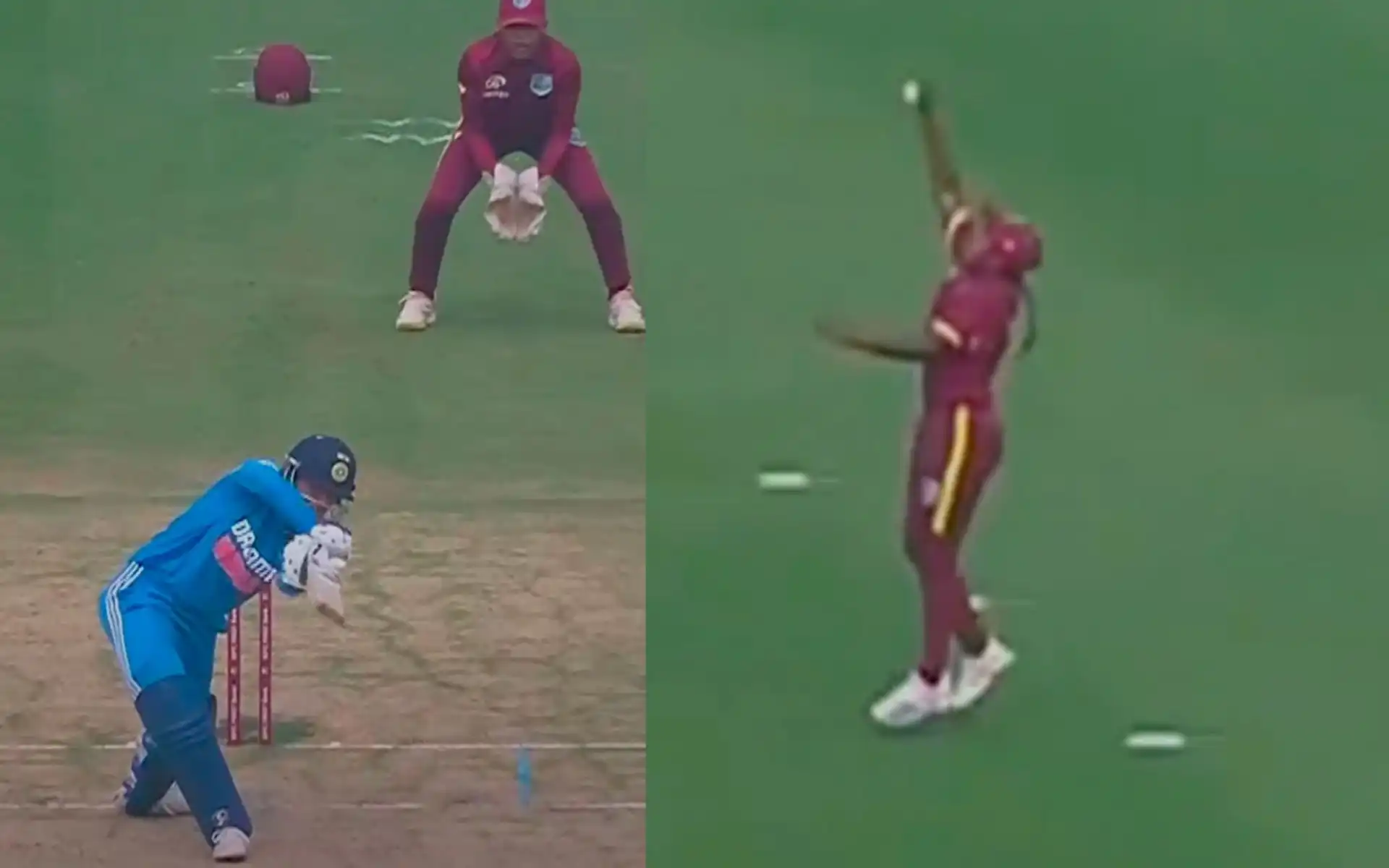 Smriti Mandhana fell for just four runs (Source: @gavaskar_theman/X.com)