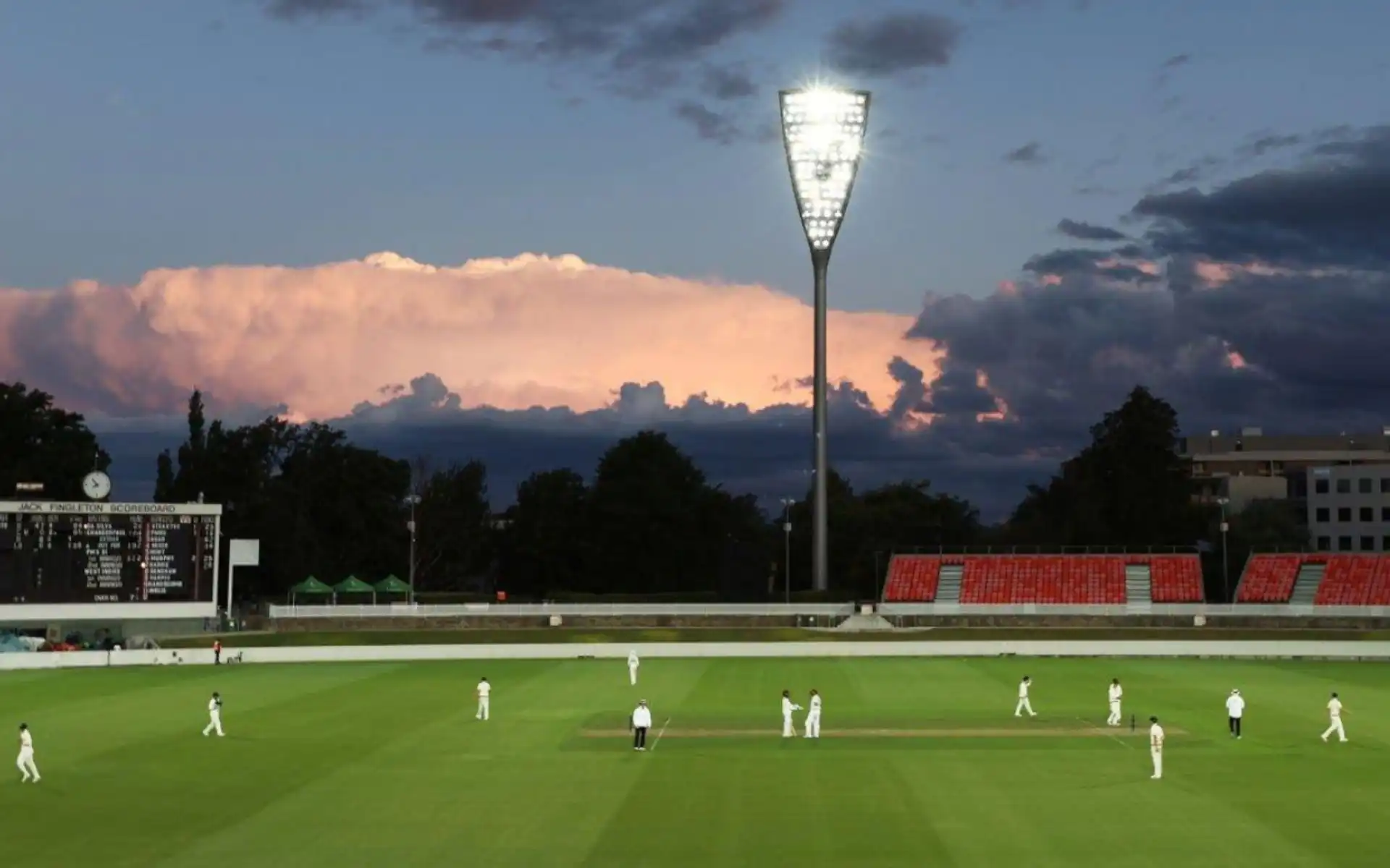 A file photo of Manuka Oval (Source: @satisfyingcric/X.com)