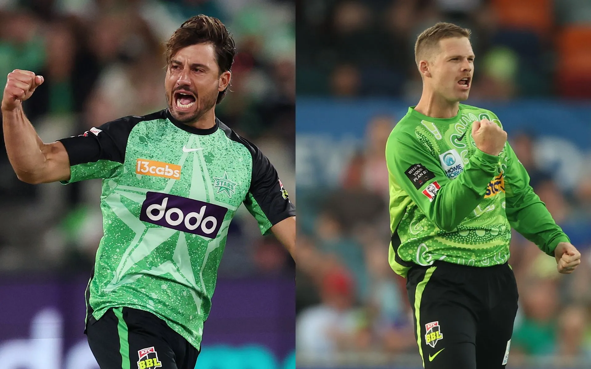 Marcus Stoinis & Lockie Ferguson [Source: @StarsBBL, @ThunderBBL/x.com]