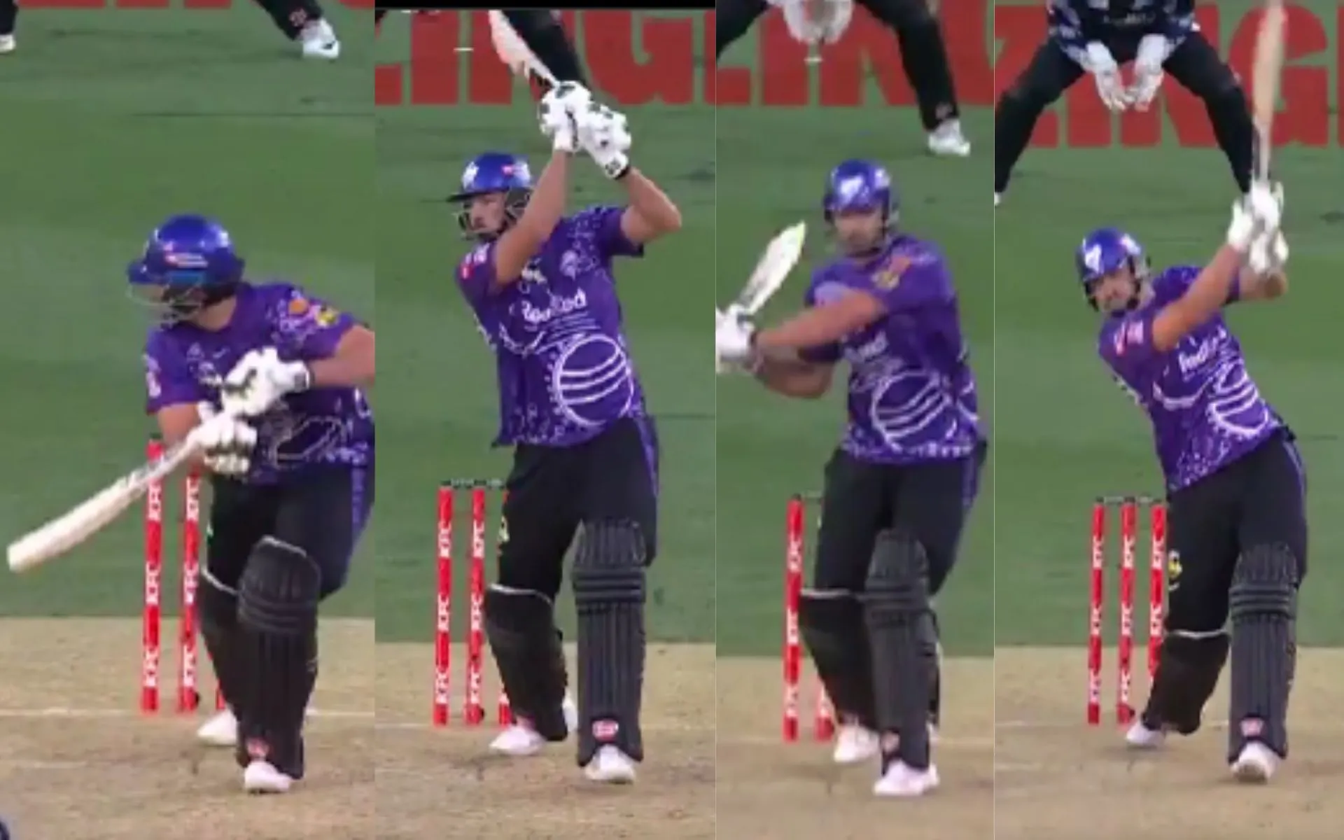 Tim David played a blistering knock [Source: @BBL/x.com]