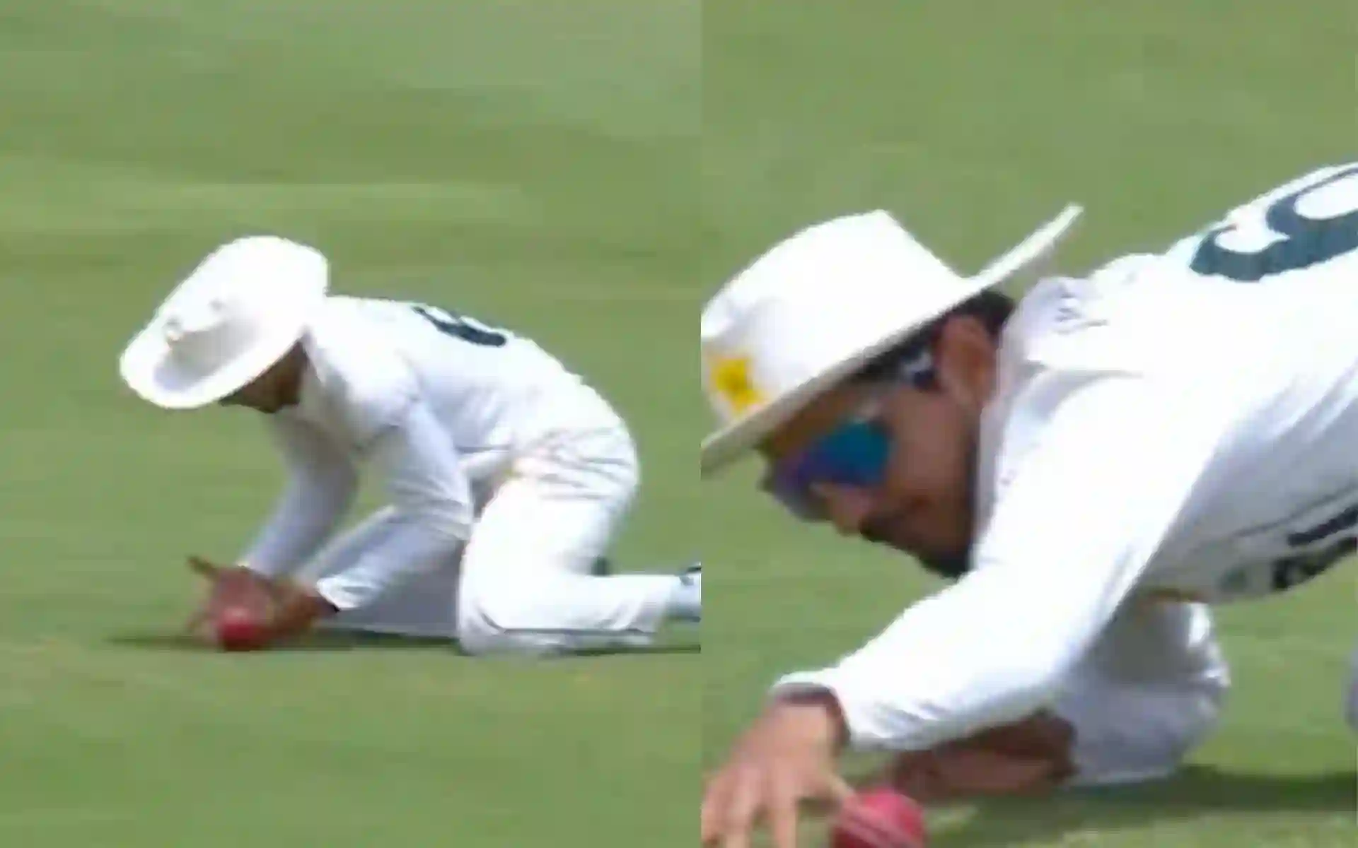 Ayub drops a dolly [Source: @gavaskar_theman/X.Com]
