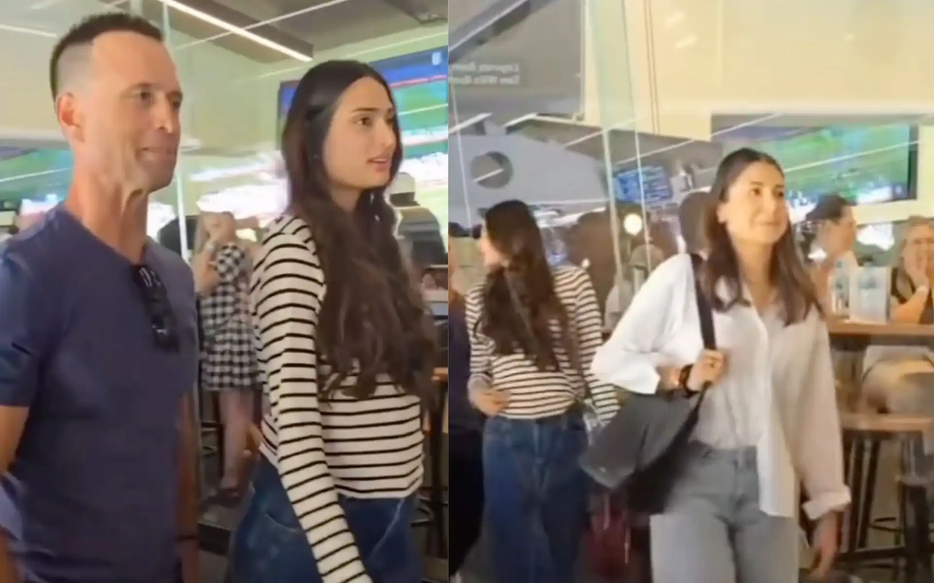 KL Rahul wife Athiya Shetty spotted at the MCG (Source: @gavaskar_theman/X.com)